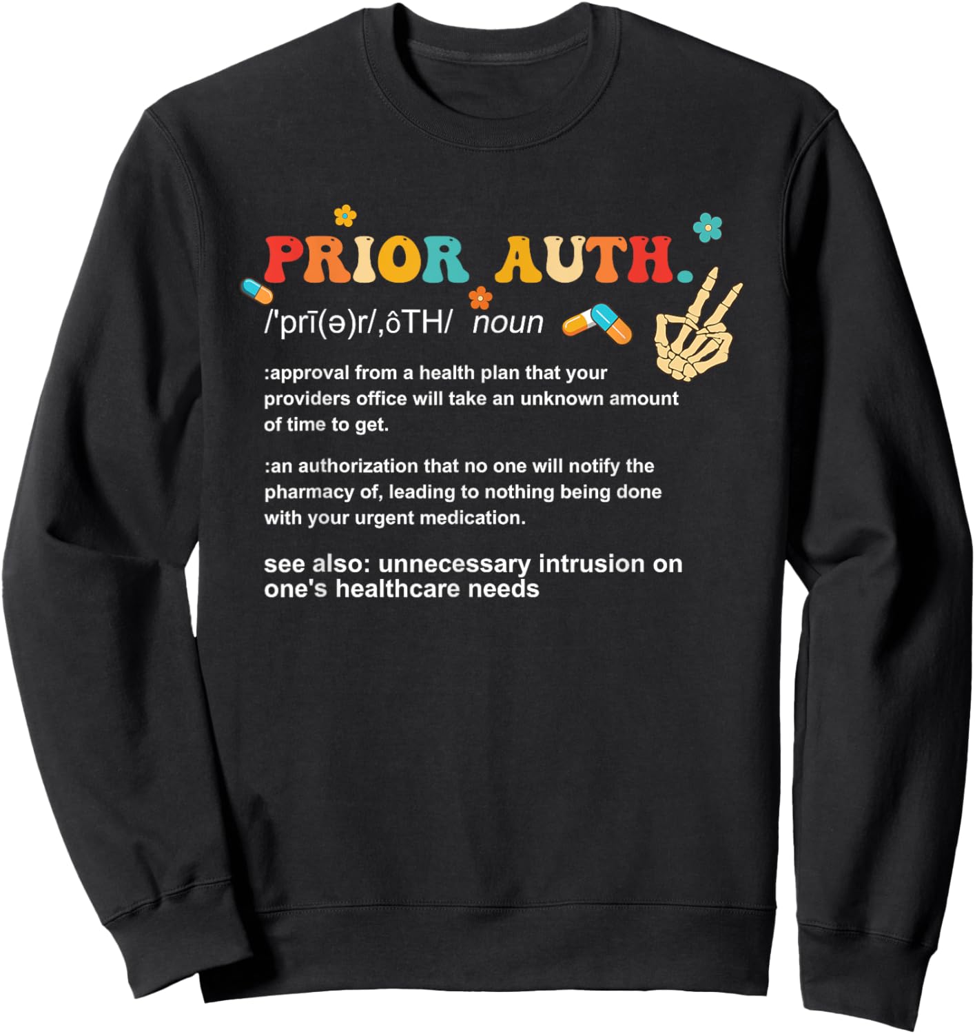 Health Sweatshirt - Sweatshirt | Black