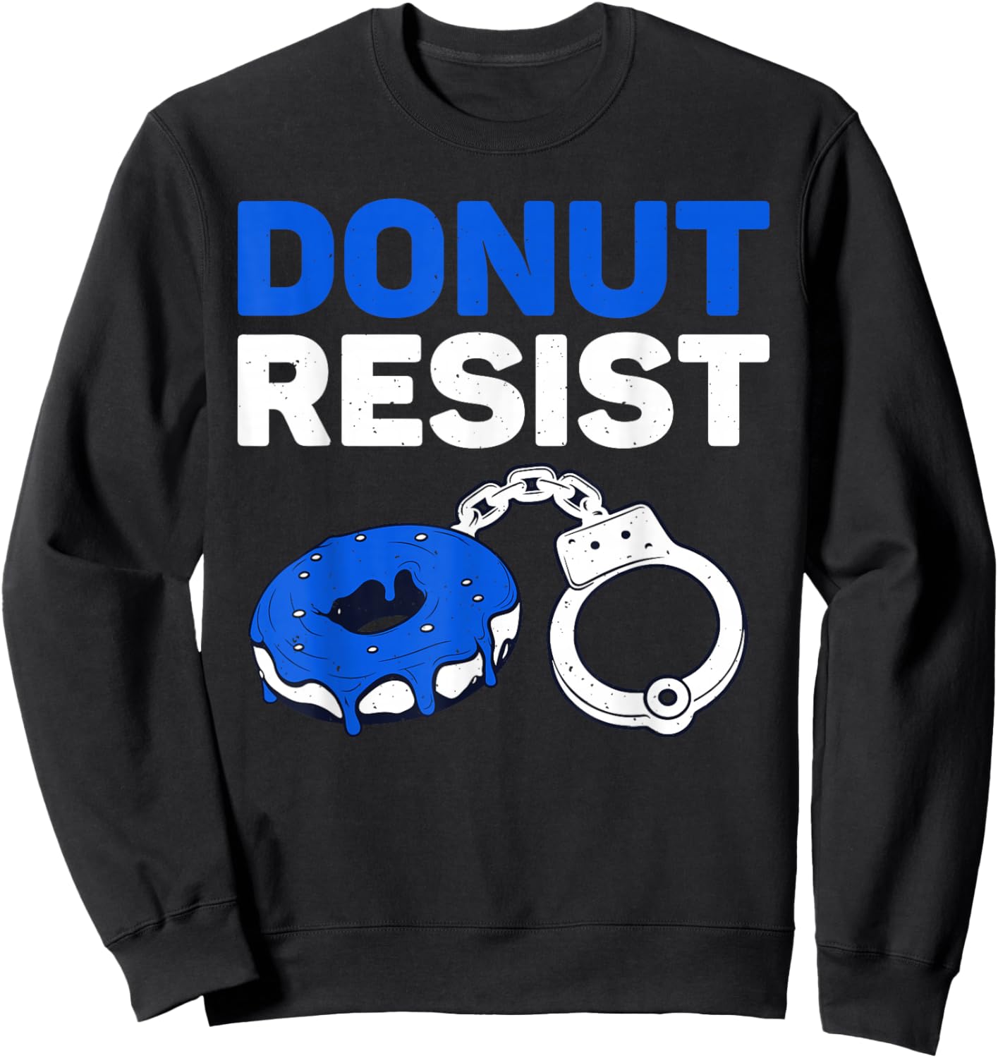 Funny Police Officer Art Women Cop Policeman Police Sweatshirt - Sweatshirt | Black