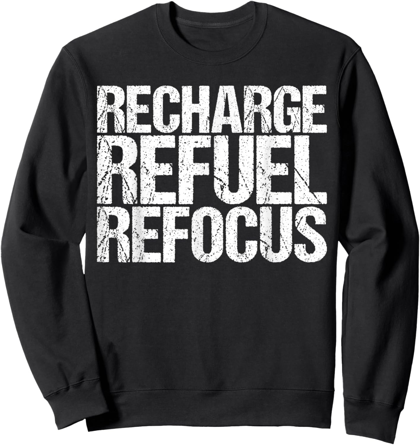 Health Wellness Sweatshirt - Sweatshirt | Black