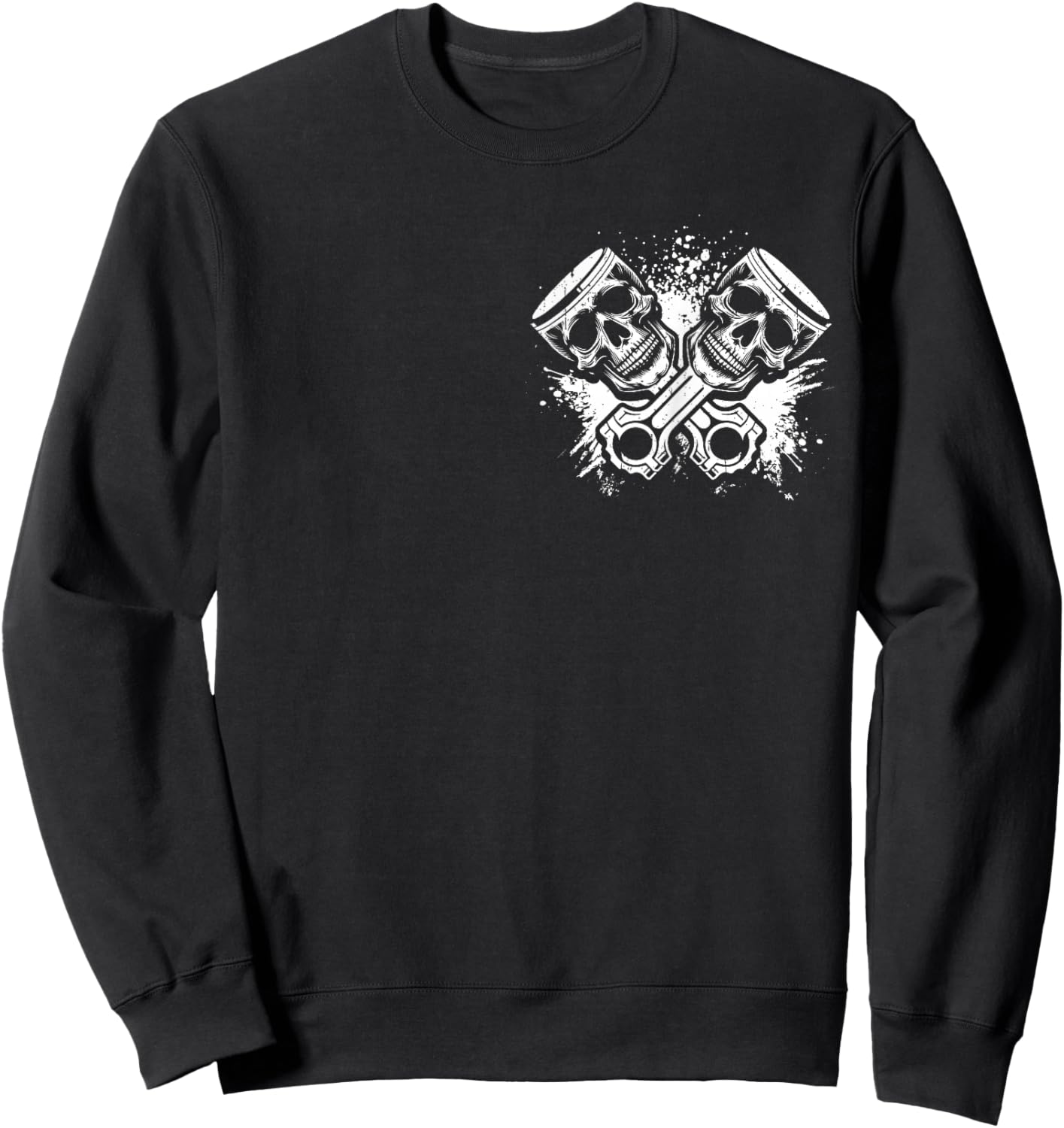 Piston Skulls Sweatshirt - Sweatshirt | Black