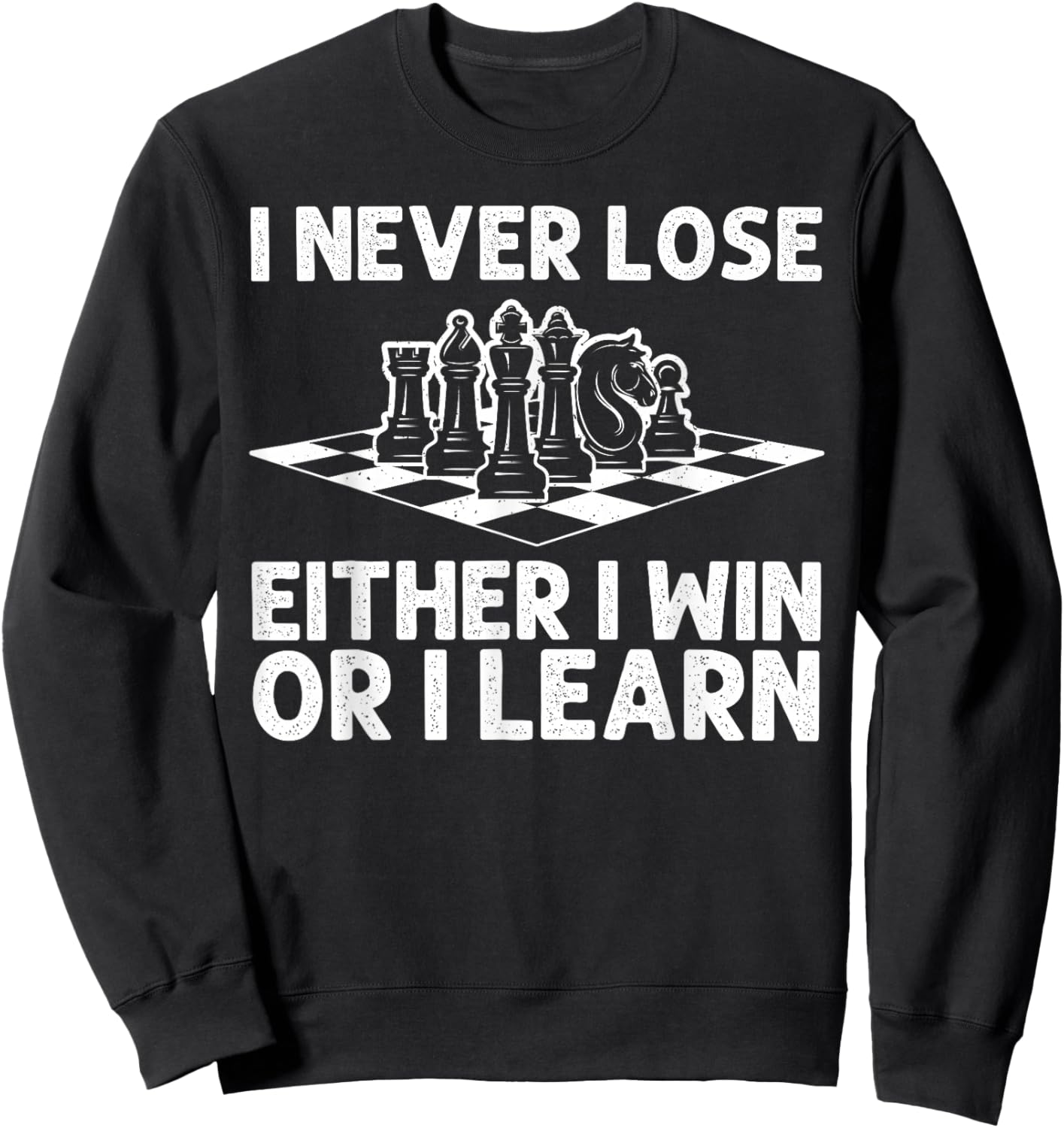Cool Chess Design Women Chess Lover Chess Player Sweatshirt - Sweatshirt | Black