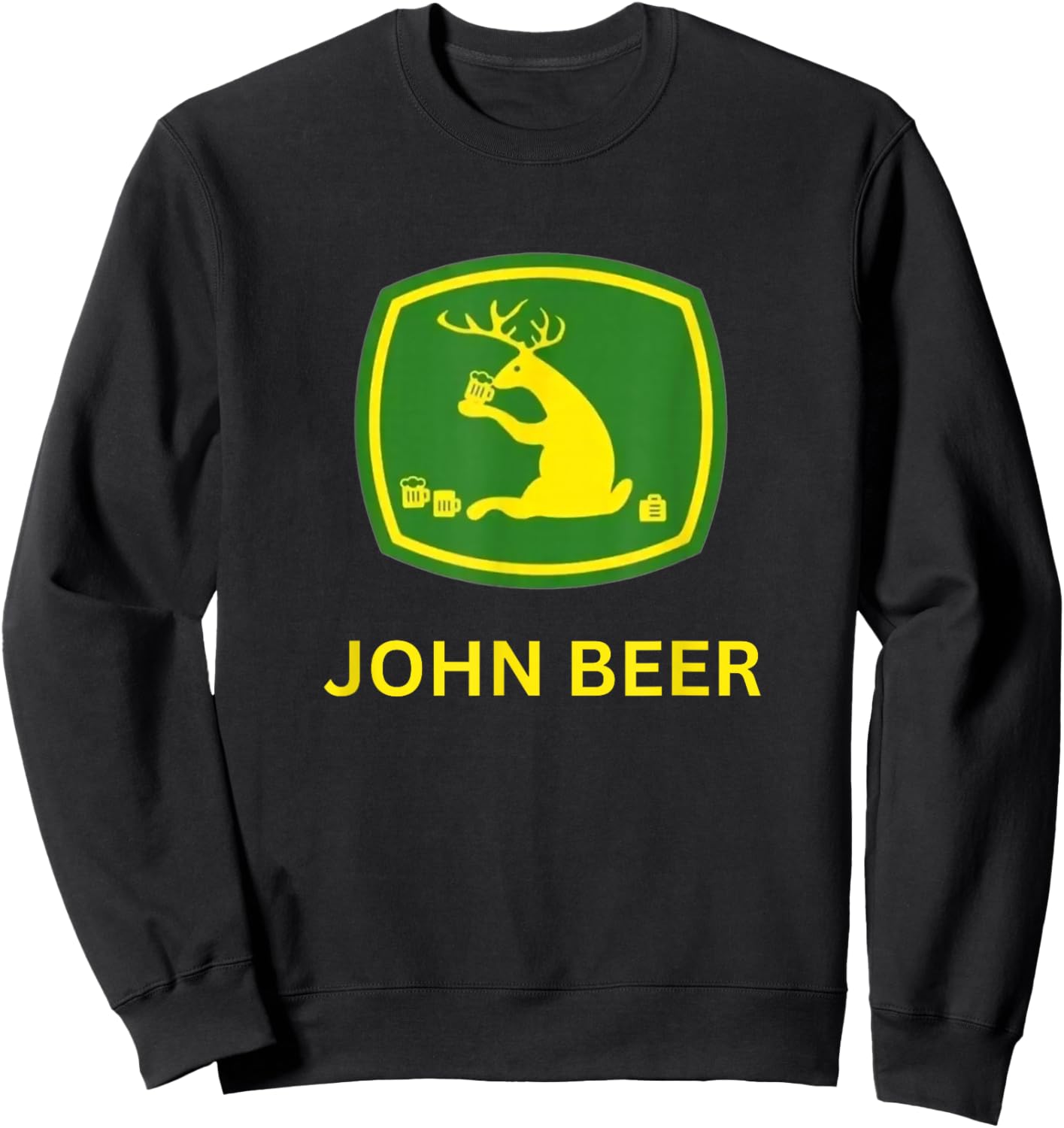 John Beer - Funny Sweatshirt - Sweatshirt | Black