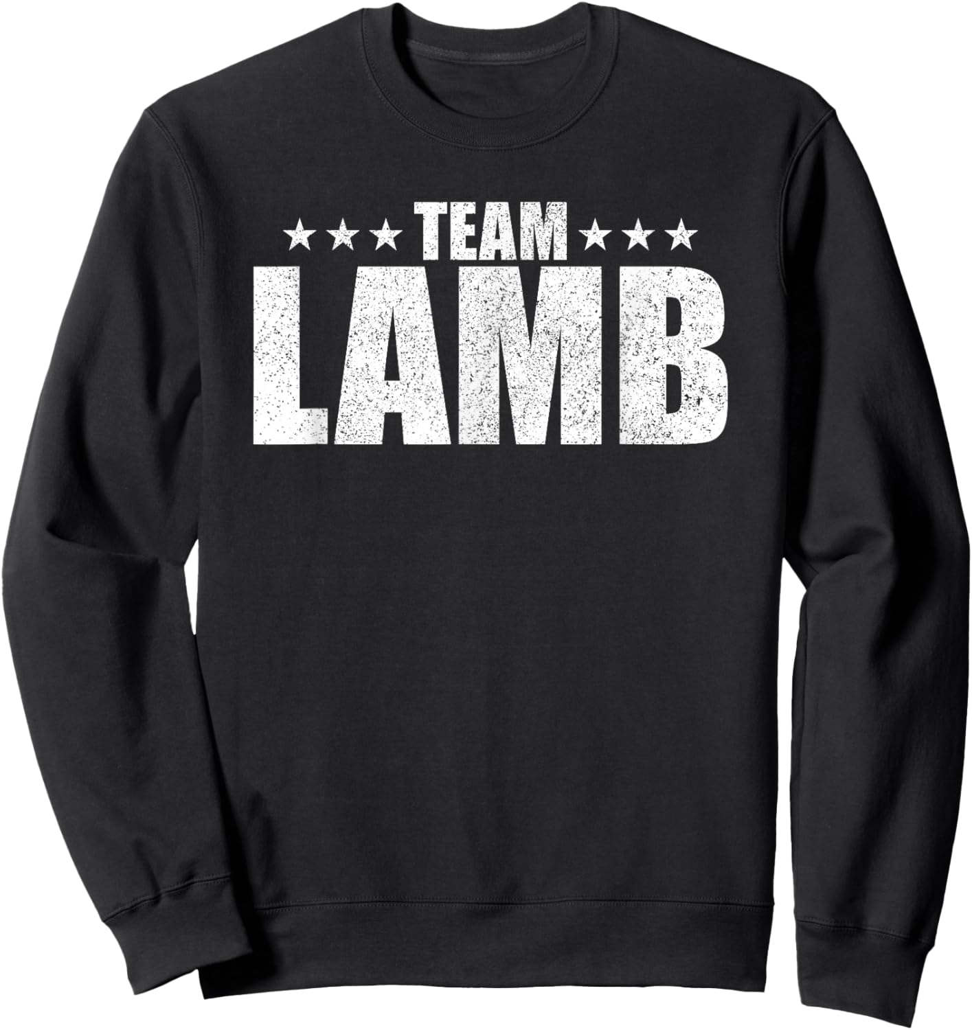 Lamb Surname Family Birthday Lamb Last Name Sweatshirt - Sweatshirt | Black