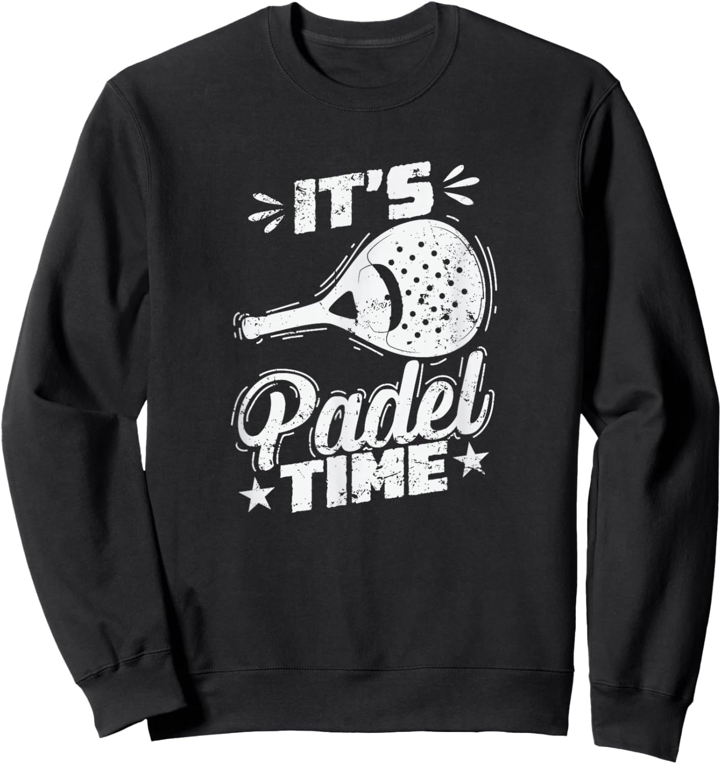 Padel Tennis It's Padel Time Match Time Sweatshirt - Sweatshirt | Black