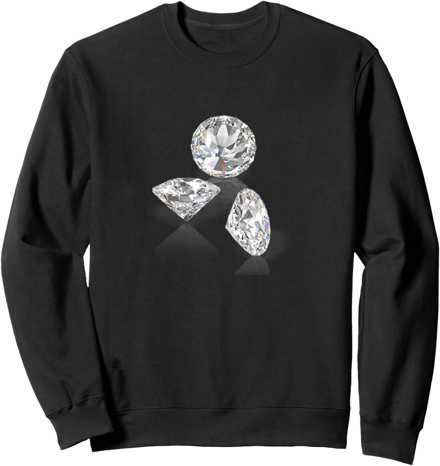 Diamonds Sweatshirt - Sweatshirt | Black