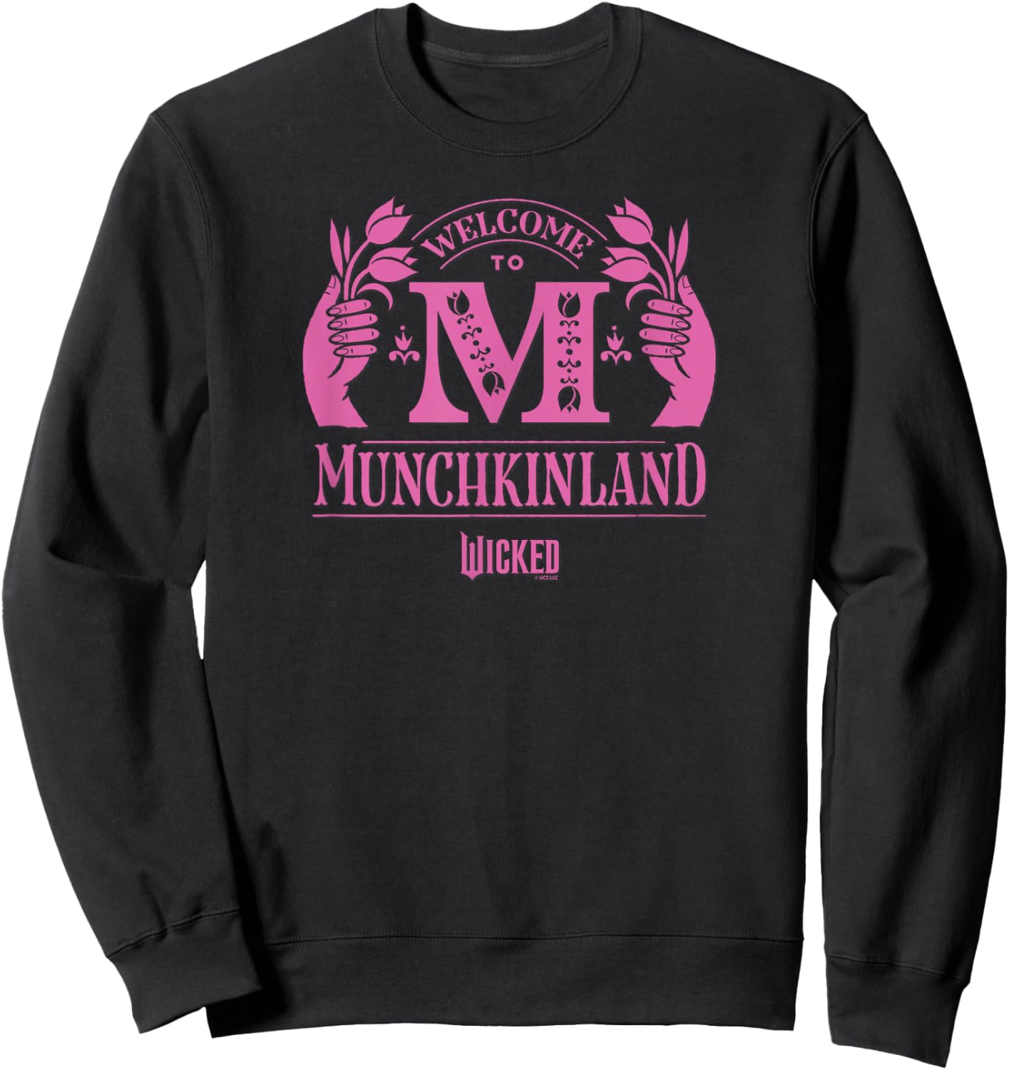 Wicked Welcome to Munchkinland Sweatshirt - Sweatshirt | Black