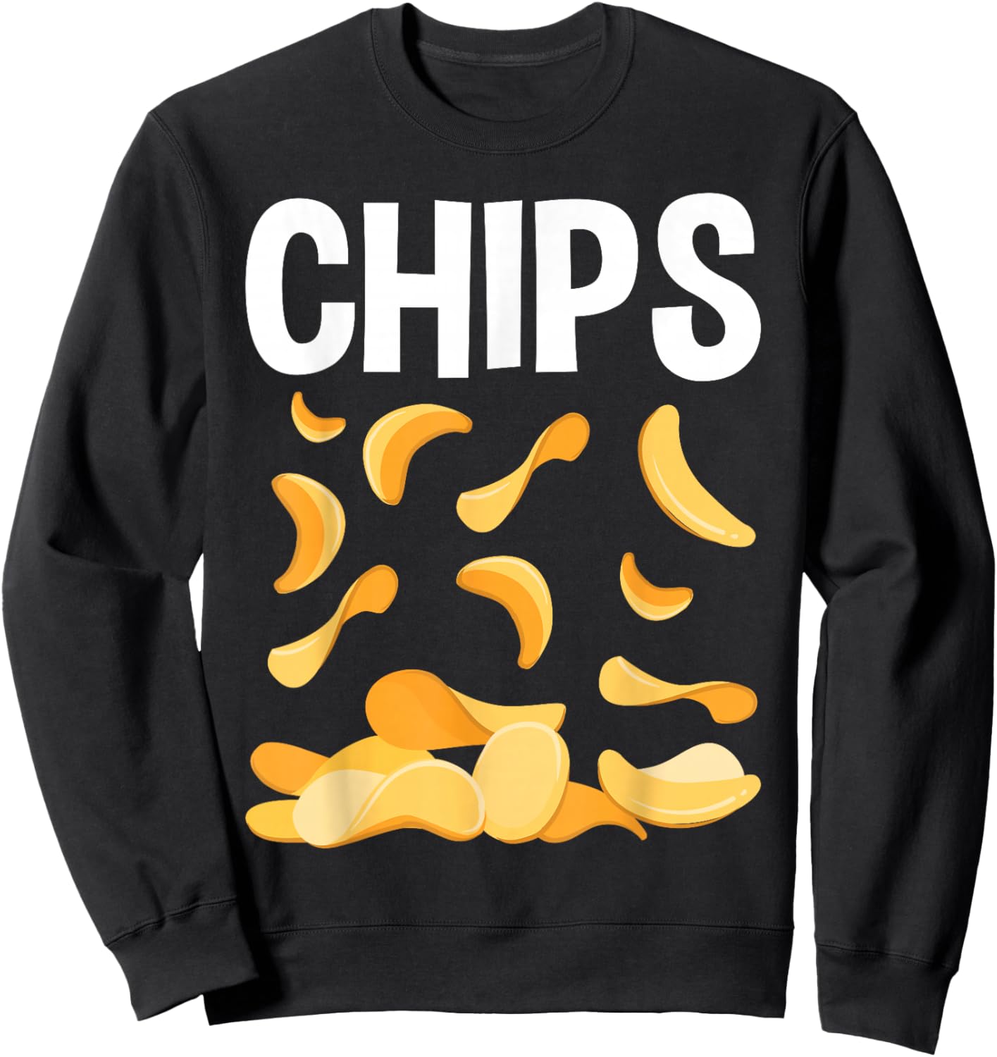 Game Day Potato Chips Sweatshirt - Sweatshirt | Black