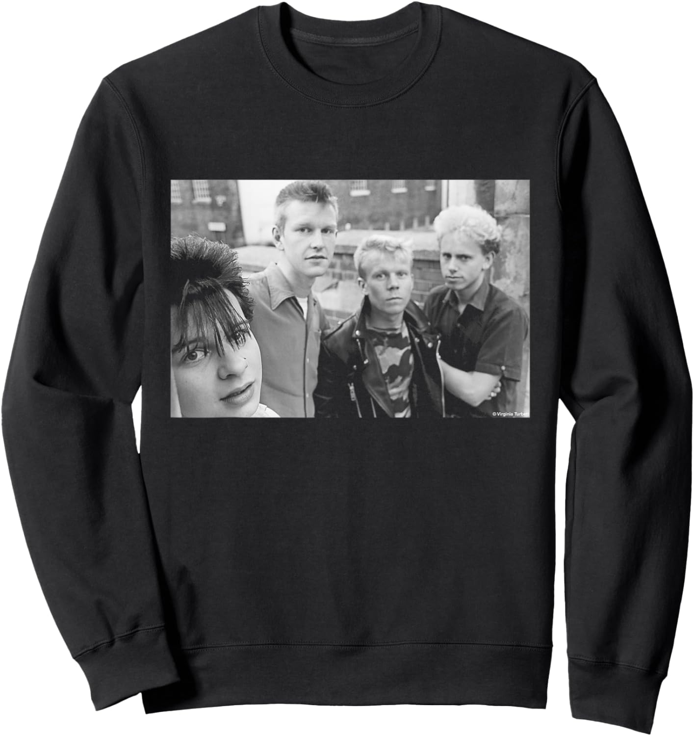 Depeche Mode '81 Photoshoot By Virgina Turbett Sweatshirt - Sweatshirt | Black