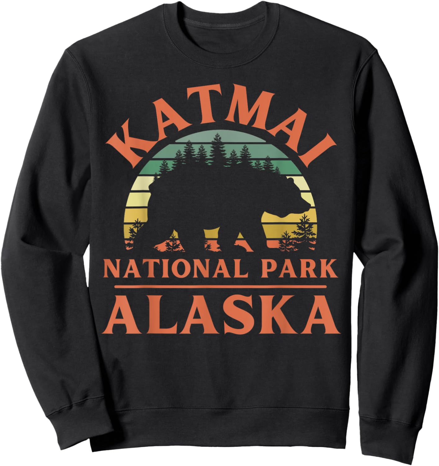 Katmai National Park Sweatshirt - Sweatshirt | Black