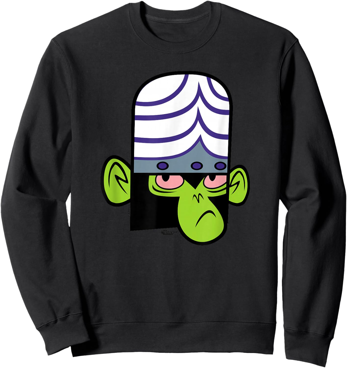 The Powerpuff Girls Mojo Jojo Face Sweatshirt - Sweatshirt | Black