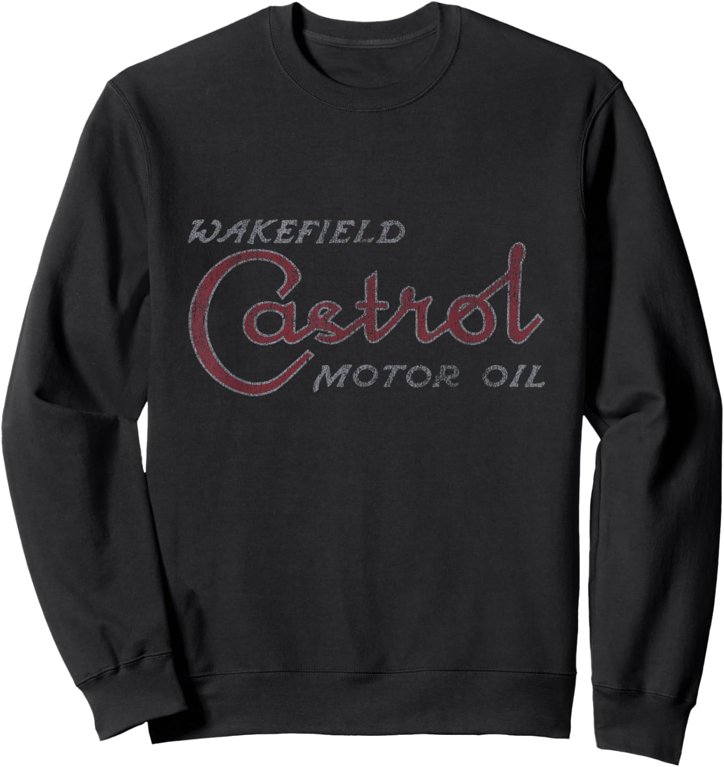 Castrol Liquid Engineering Vintage Retro Logo PAPL1366 Sweatshirt - Sweatshirt | Black