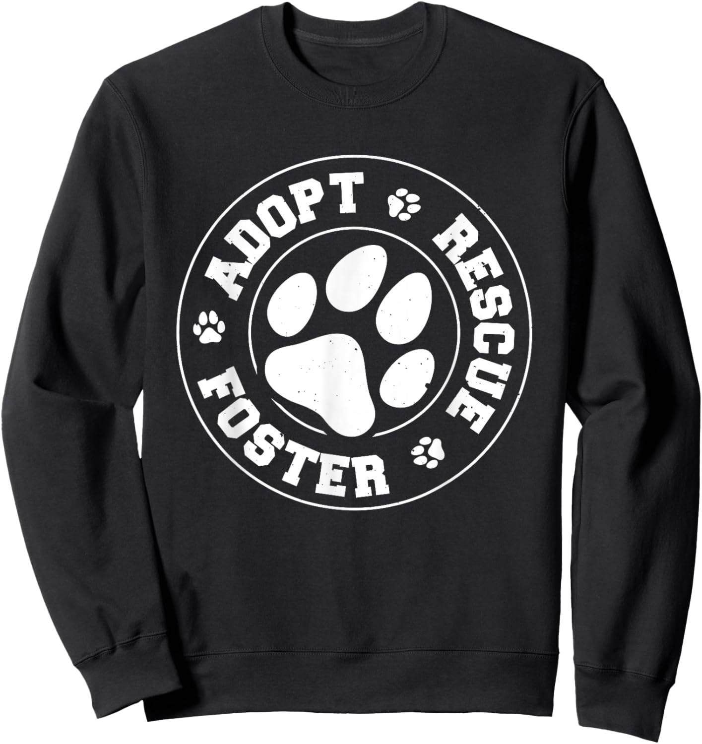 Adopt Rescue Foster Sweatshirt - Sweatshirt | Black