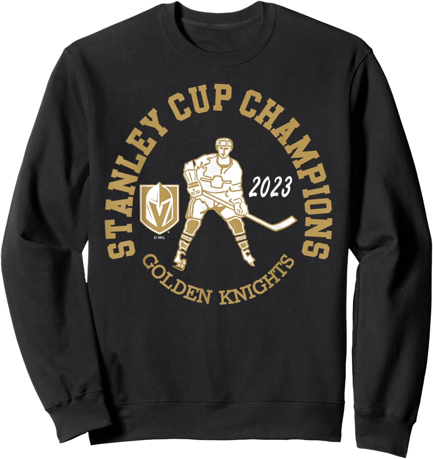 Vegas Golden Knights Stanley Cup Champions 2023 Black Sweatshirt - Sweatshirt | Black