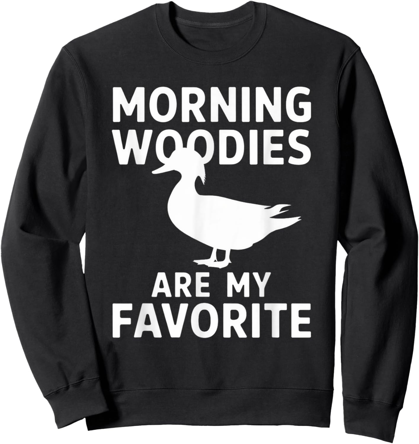 Funny Hunting Shirts Duck Hunting Shirt Funny Gifts Sweatshirt - Sweatshirt | Black