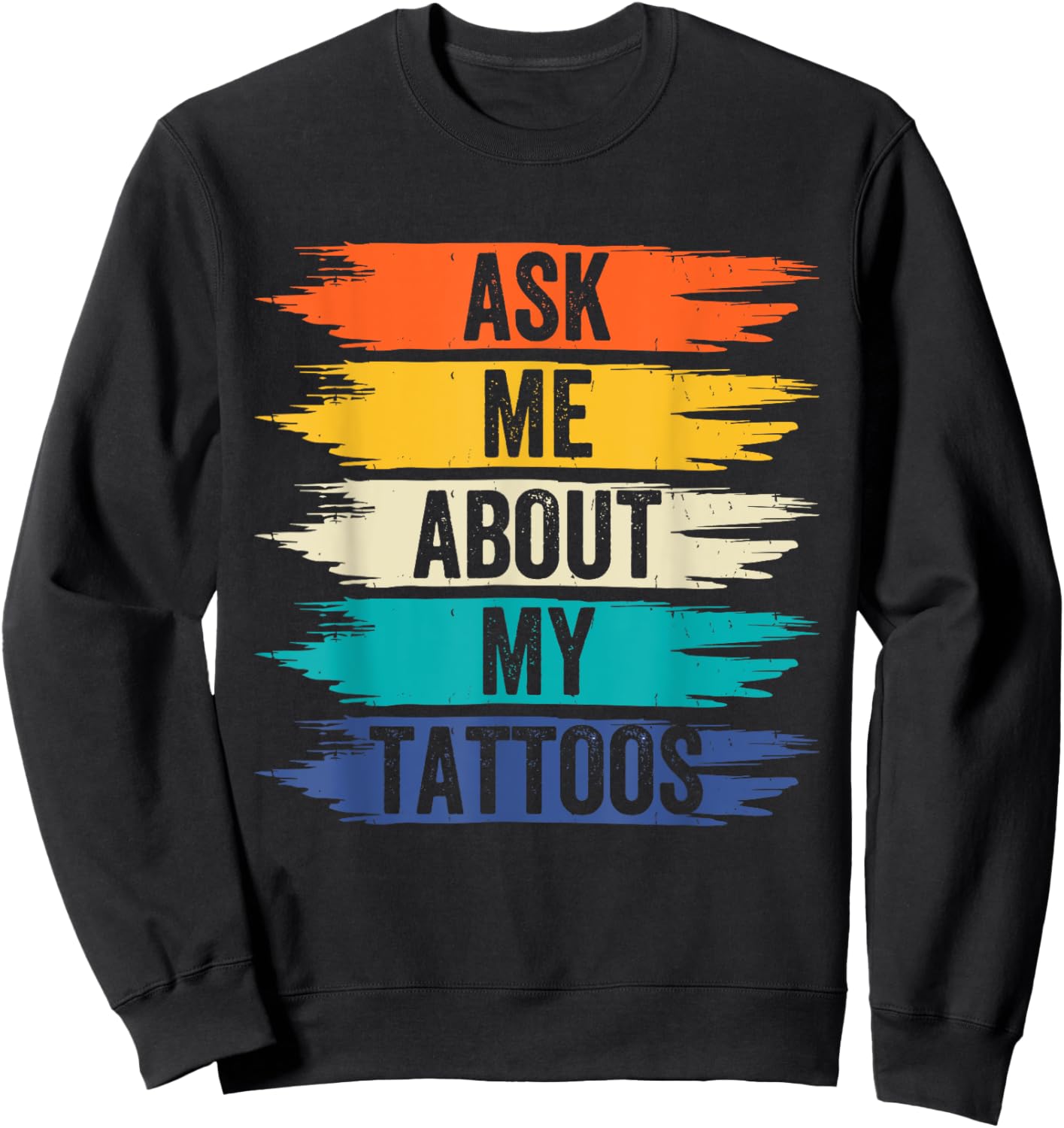 Retro Vintage Sweatshirt - Sweatshirt | Black