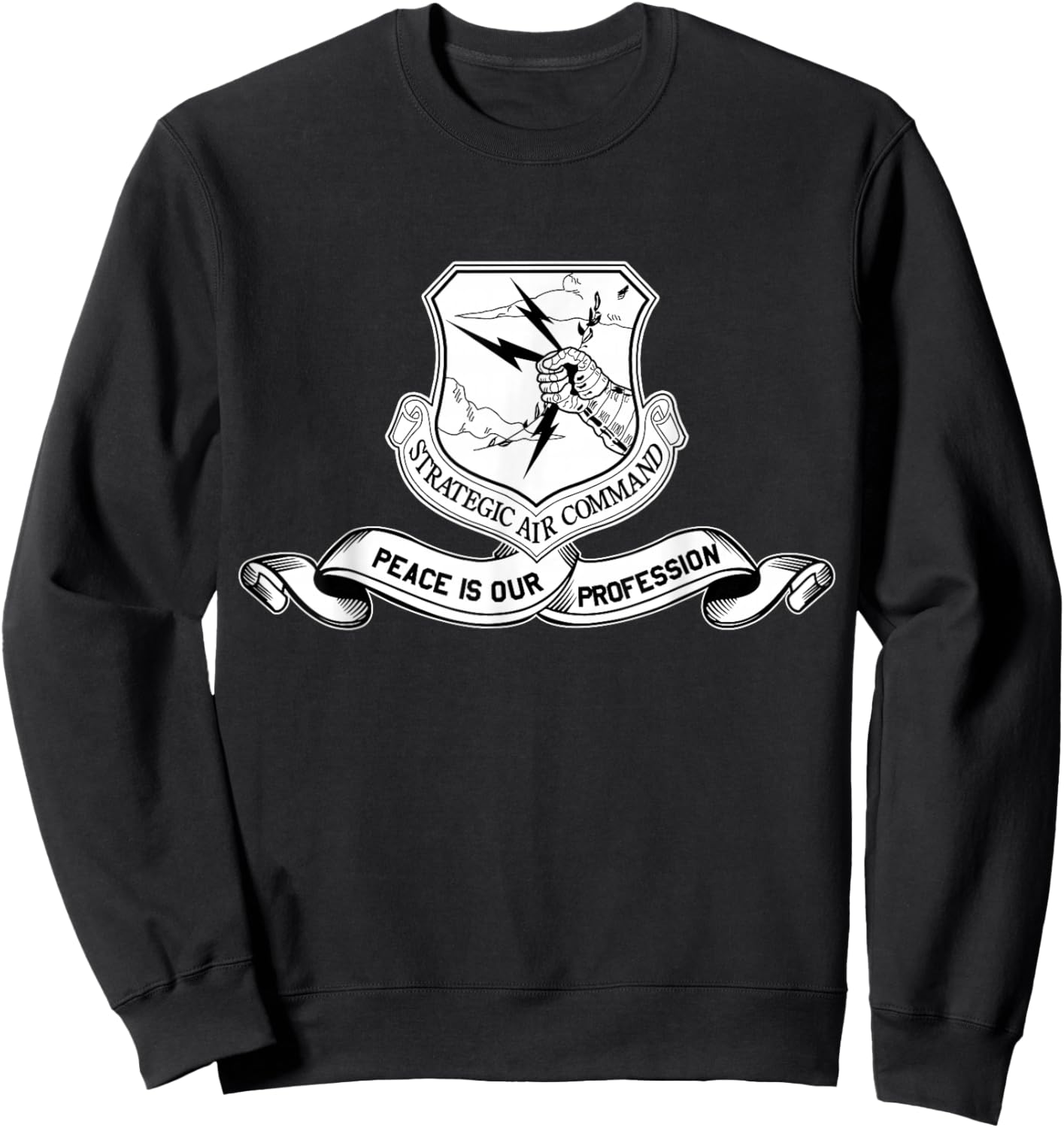 U.S.A.F Strategic Air Command SAC Veteran Vintage Gifts Sweatshirt - Sweatshirt | Black