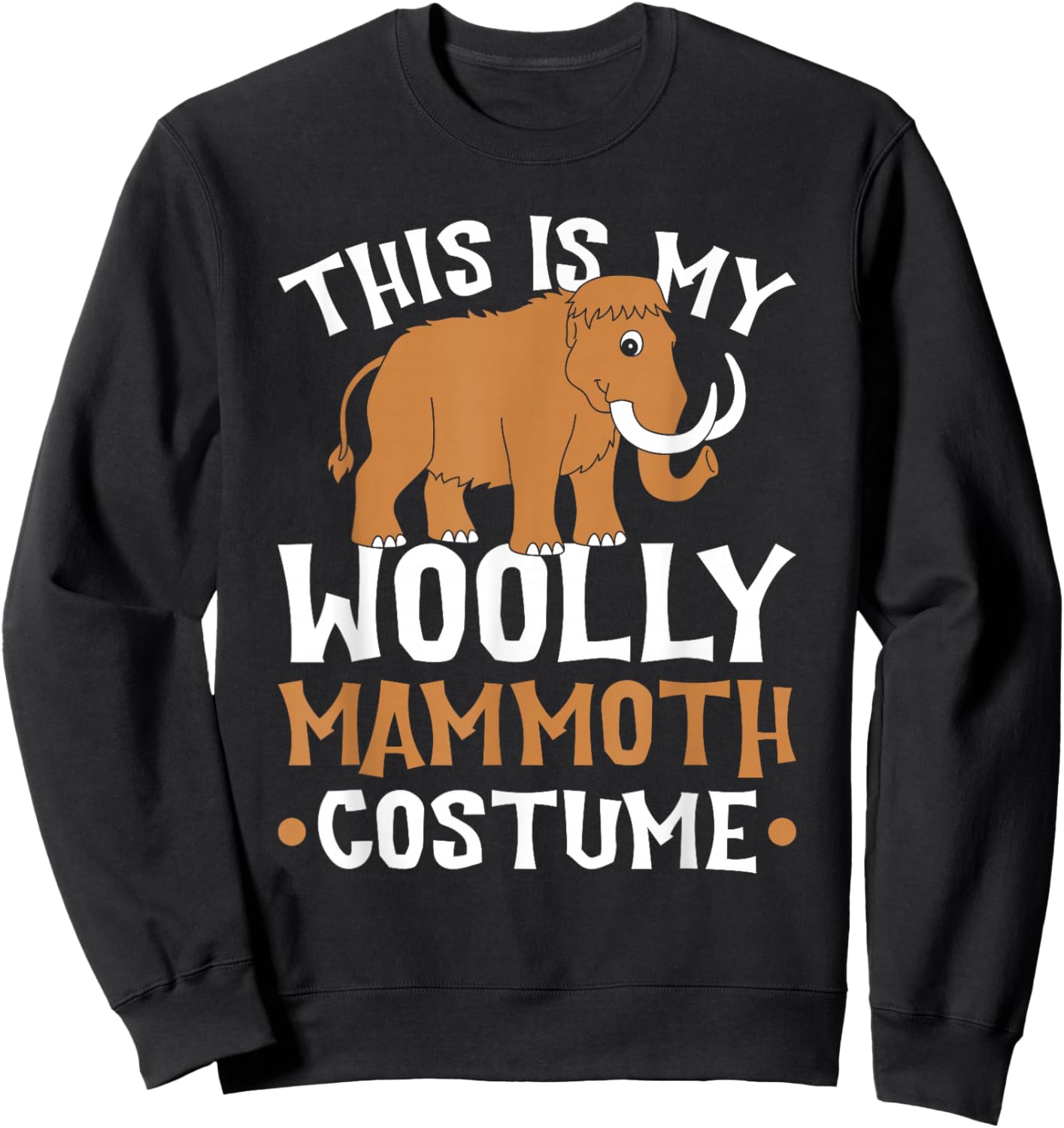 Woolly Mammoth Costume Sweatshirt - Sweatshirt | Black