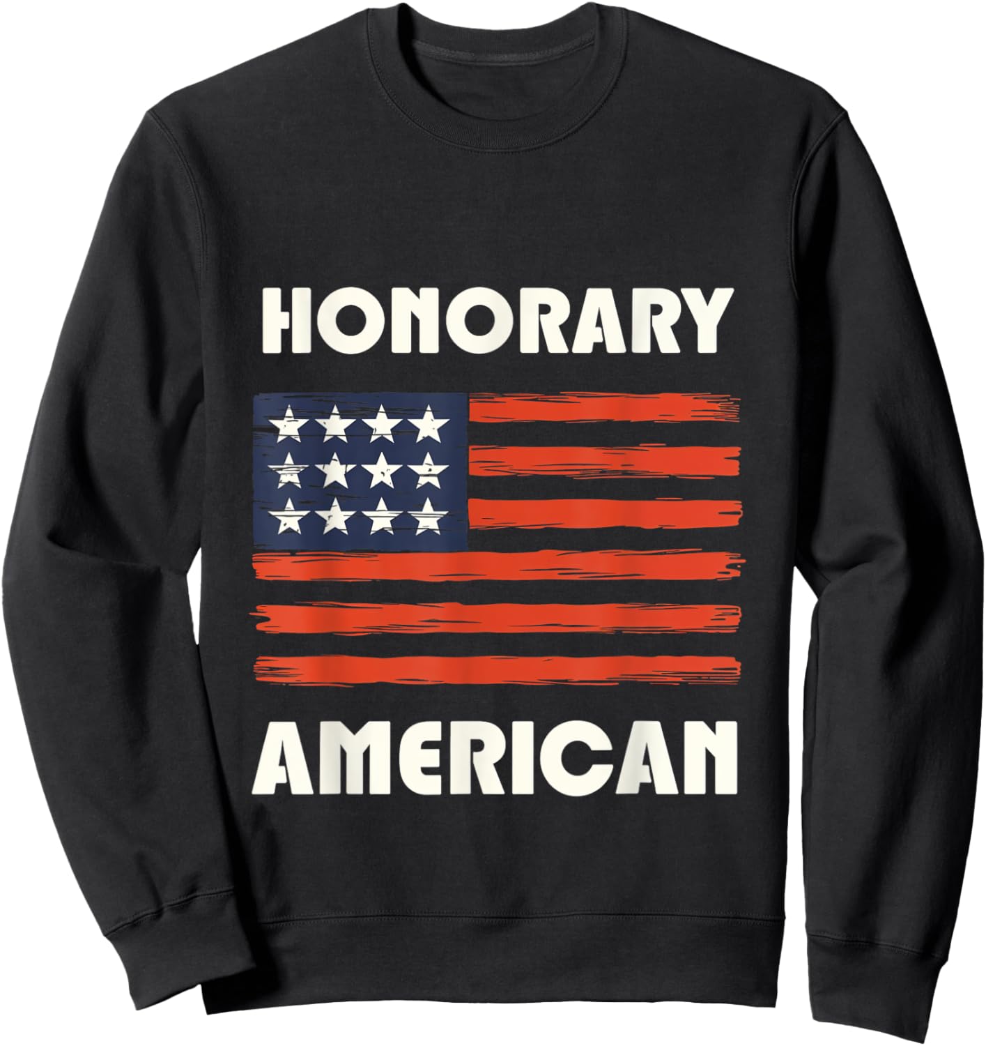 Honorary American Patriotic Exchange Student USA Sweatshirt - Sweatshirt | Black