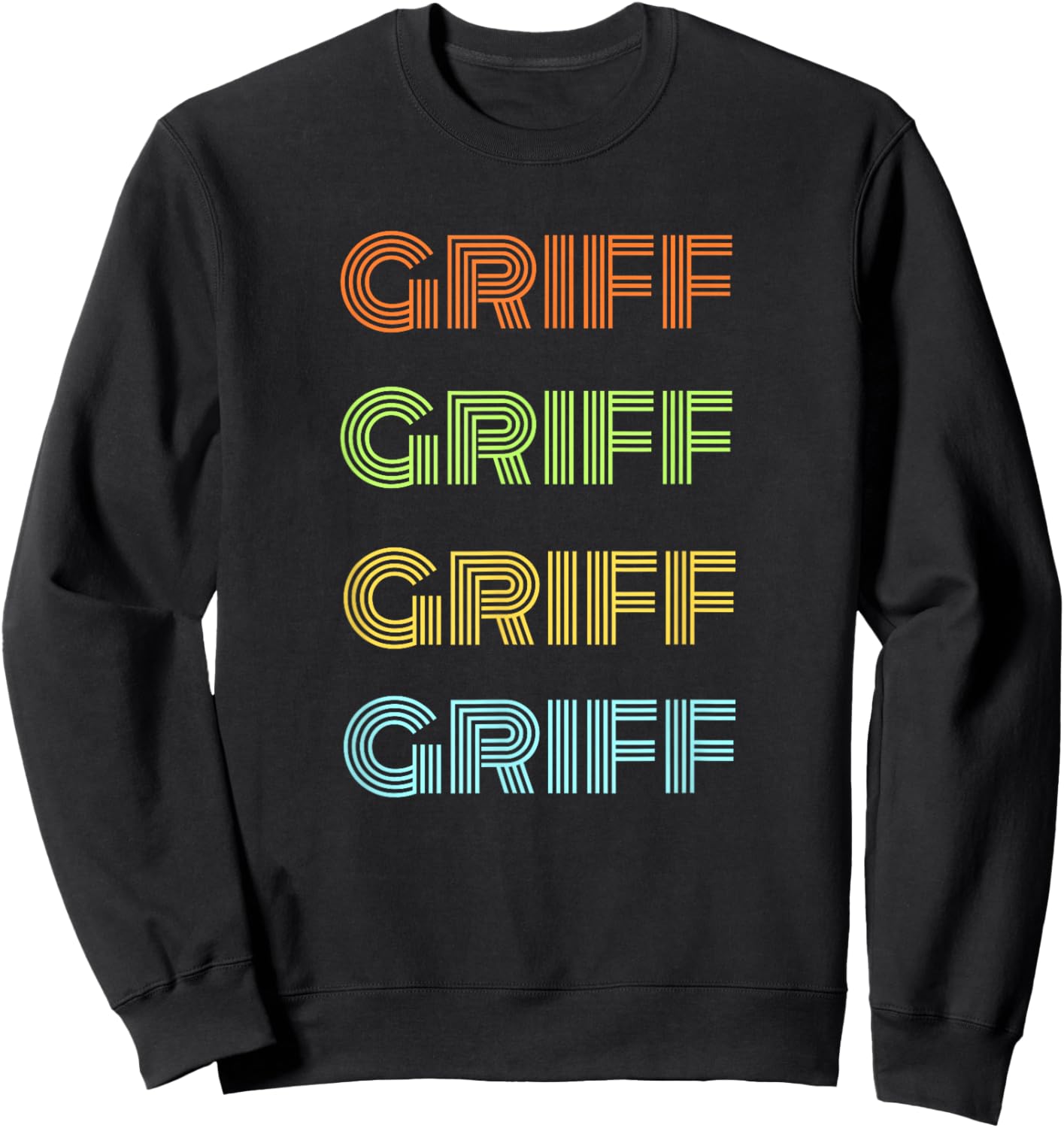 Best Name Ever Best Griff Ever -Kids Black Small Modern Wedding Classic All Occasions Cotton Blend Machine Wash Sweatshirt - Sweatshirt | Black