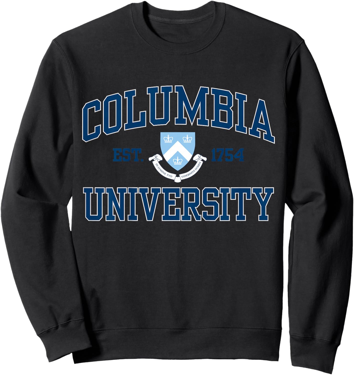 Kids Columbia Arch Over Crest EST. 1754 Light Blue | Columbia Sweatshirt - Sweatshirt | Black