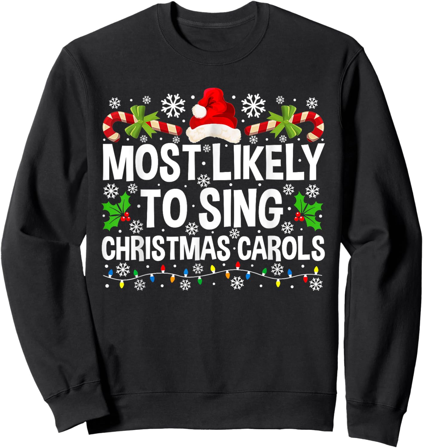 Family Matching Sweatshirt - Sweatshirt | Black