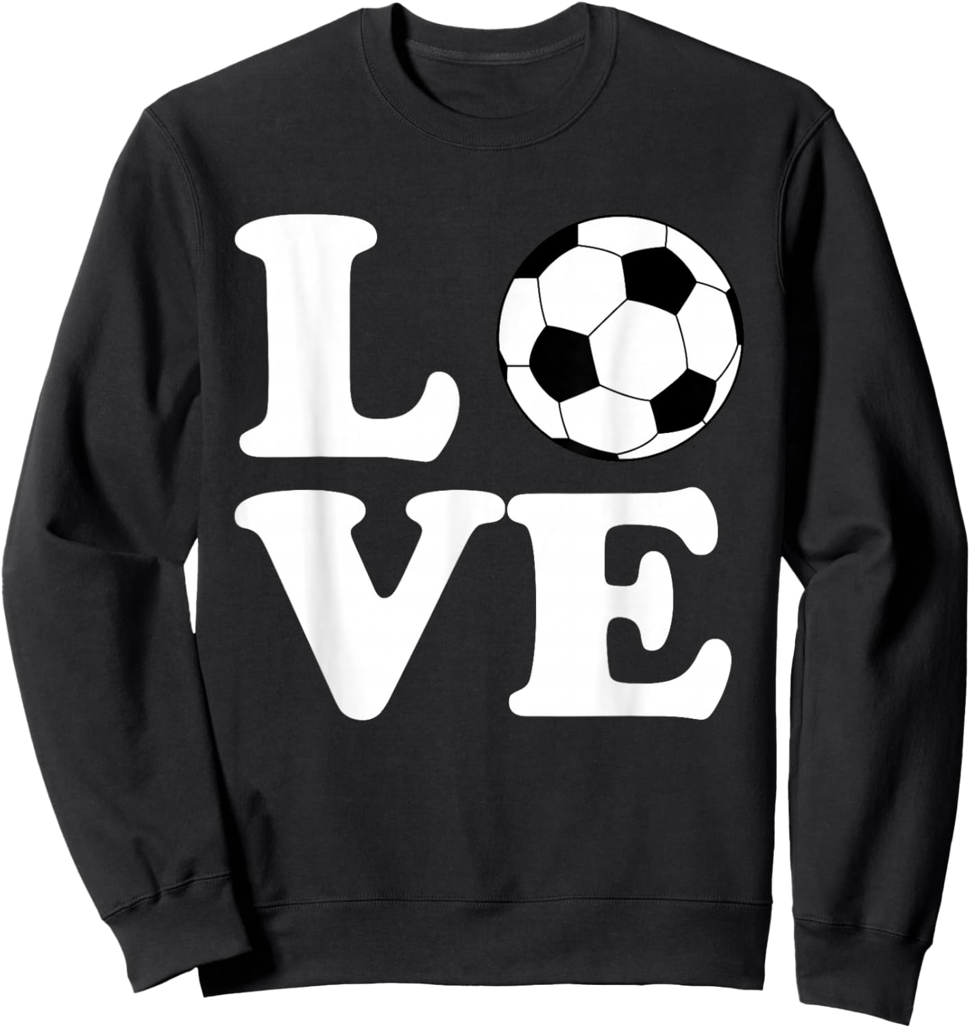 Cool Soccer Art Women Soccer Lovers Soccer Player Sweatshirt - Sweatshirt | Black