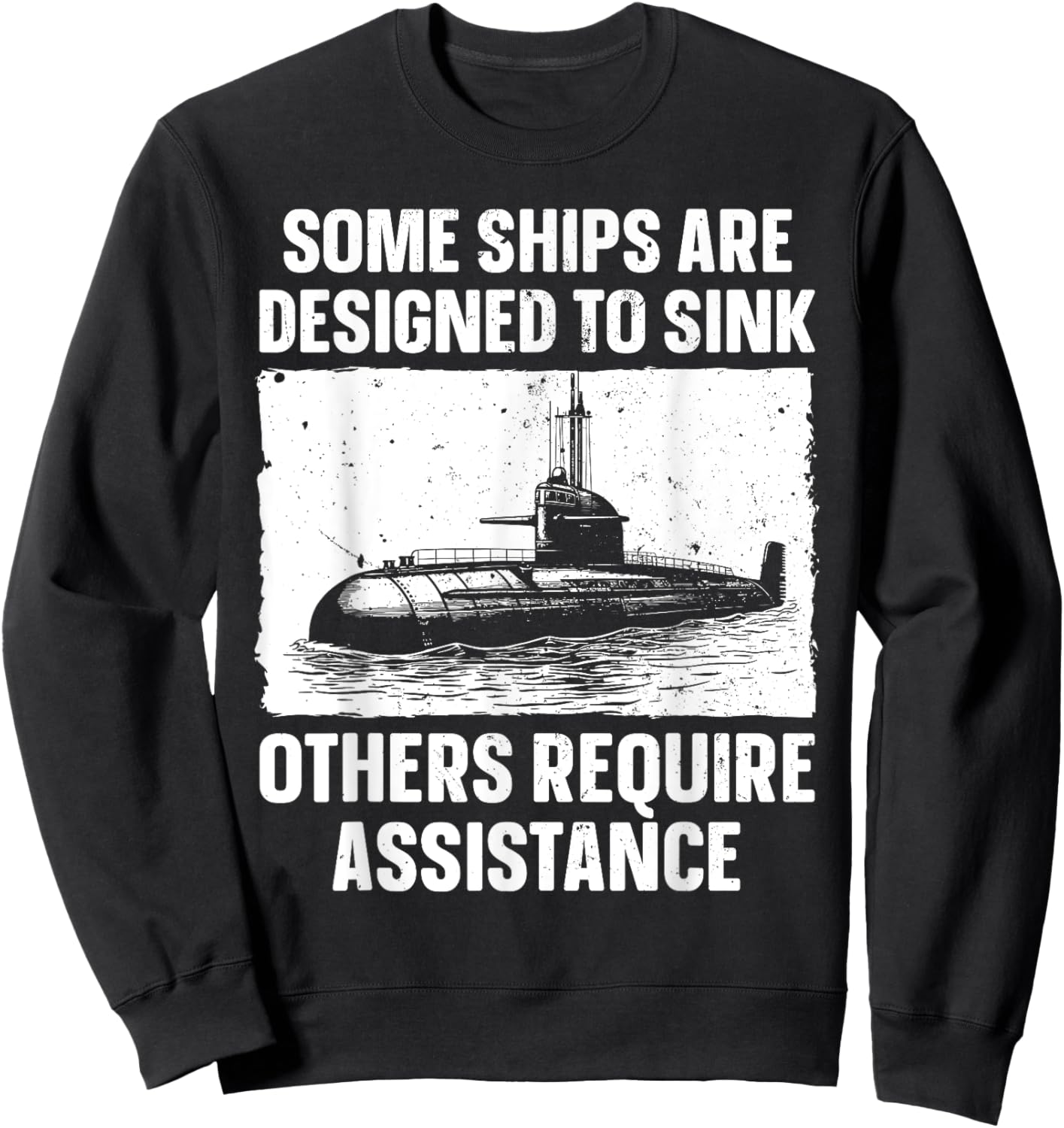 Submarine Art Women Submariner Submarine Veteran Sweatshirt - Sweatshirt | Black