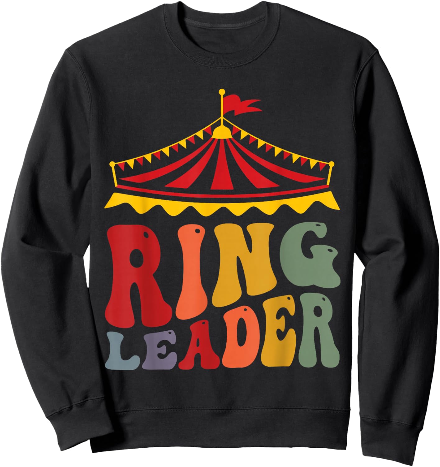 Circus ringleader Carnival Crew Party themed kids boys girls Sweatshirt - Sweatshirt | Black