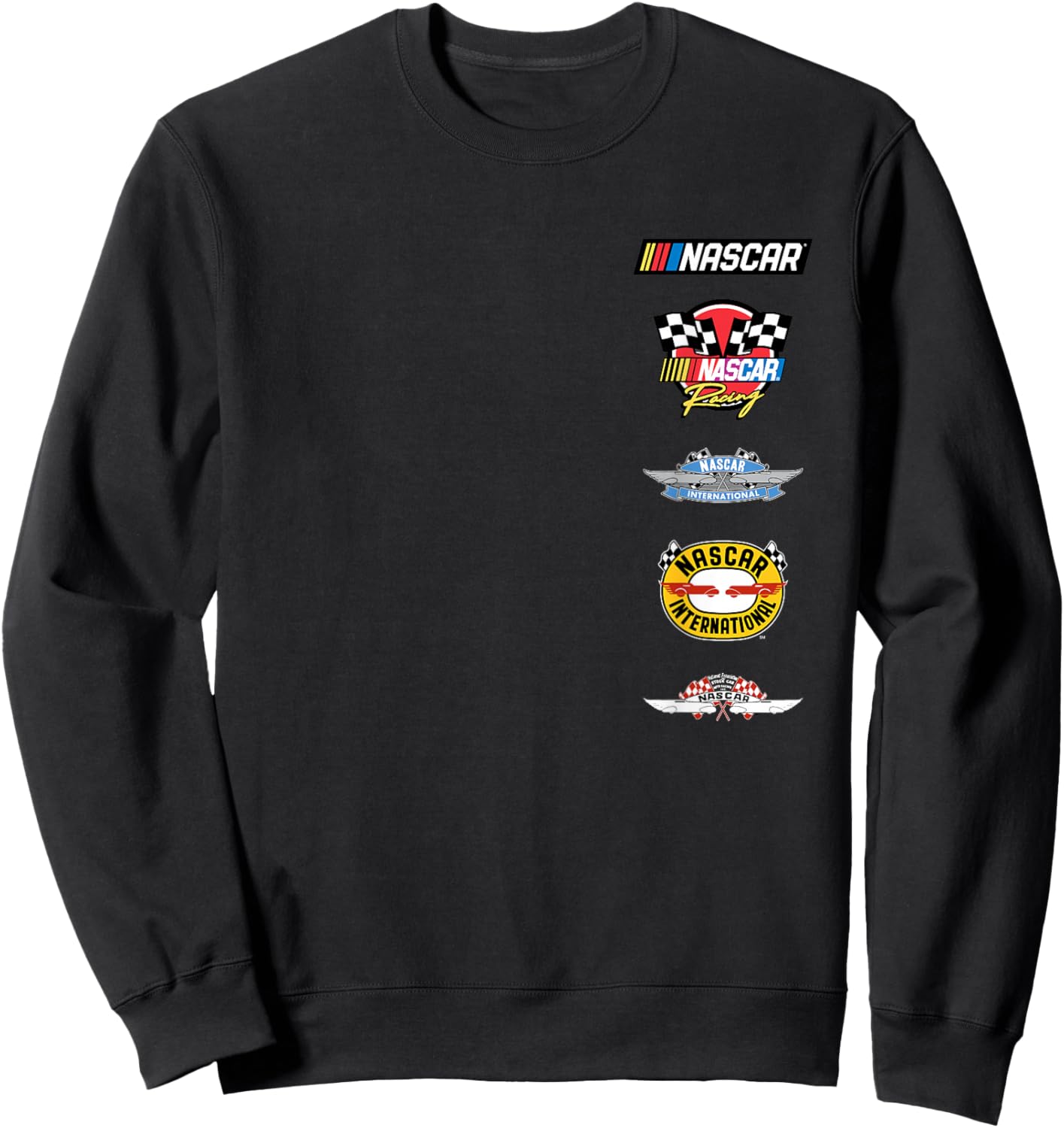 NASCAR - Stacked Historical Racing Logos Sweatshirt - Sweatshirt | Black