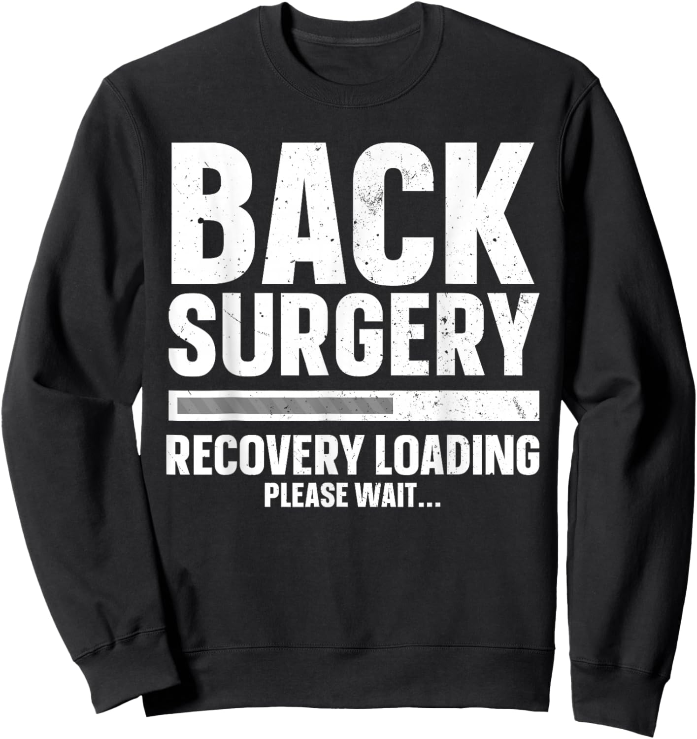 Back Surgery Design Women Post Back Surgery Recovery Sweatshirt - Sweatshirt | Black