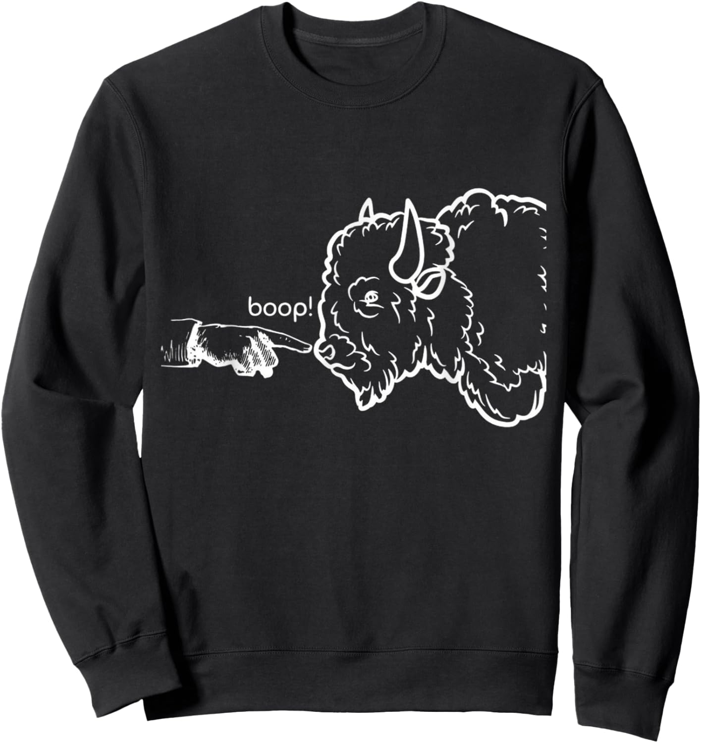 Boop the Nose Sweatshirt - Sweatshirt | Black