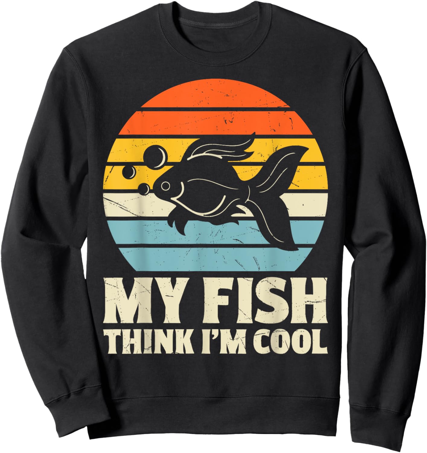 Aquarium Fishkeeper Funny Men Women Fish Tank Fishkeeping Sweatshirt - Sweatshirt | Black