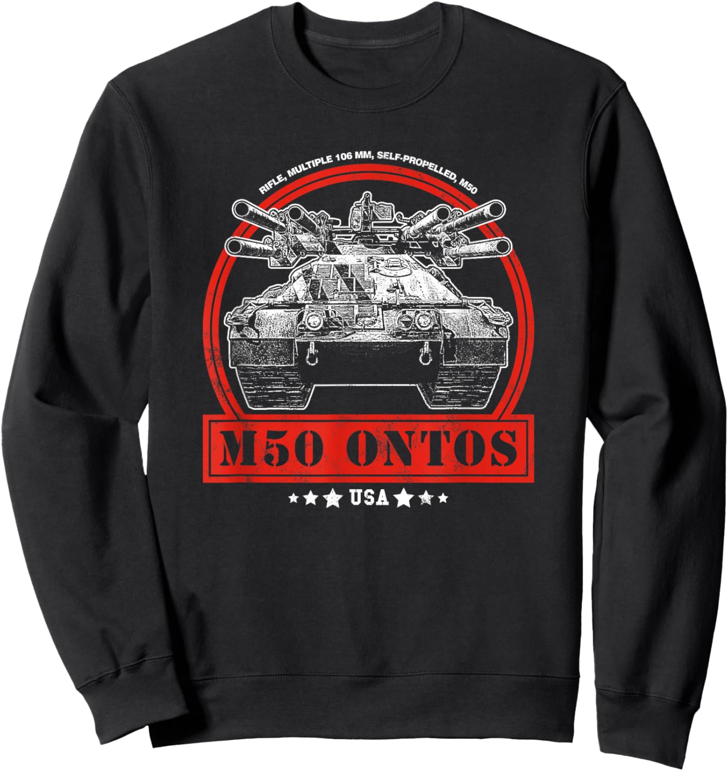 M50 Ontos "Thing" Tank Destroyer Sweatshirt - Sweatshirt | Black