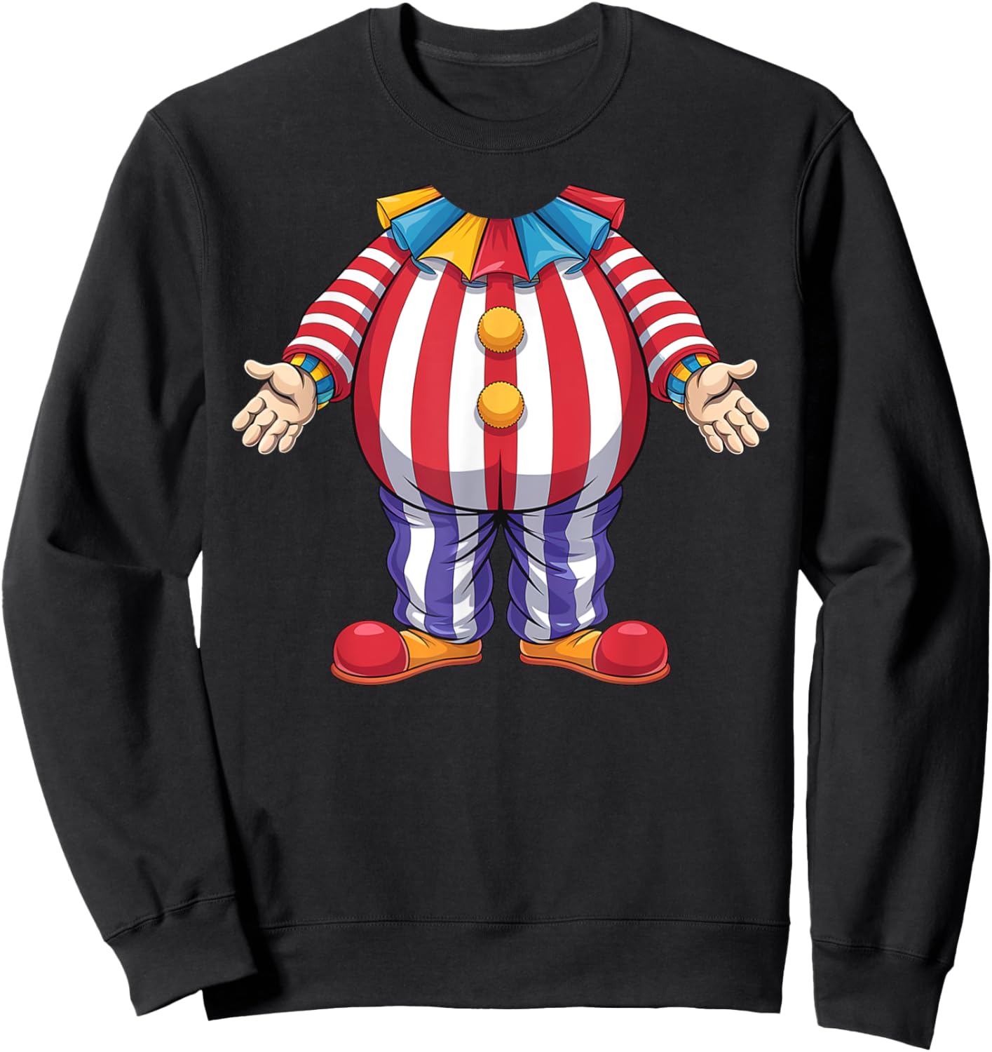 Clown Costume Halloween Sweatshirt - Sweatshirt | Black