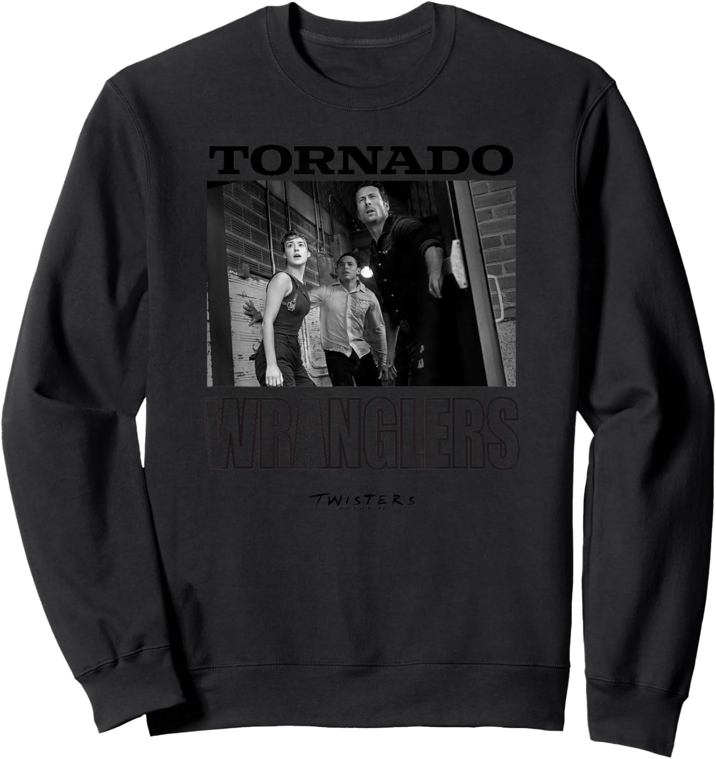 Twisters Tornado Wranglers Tyler Kate & Javi Sweatshirt - Sweatshirt | Black
