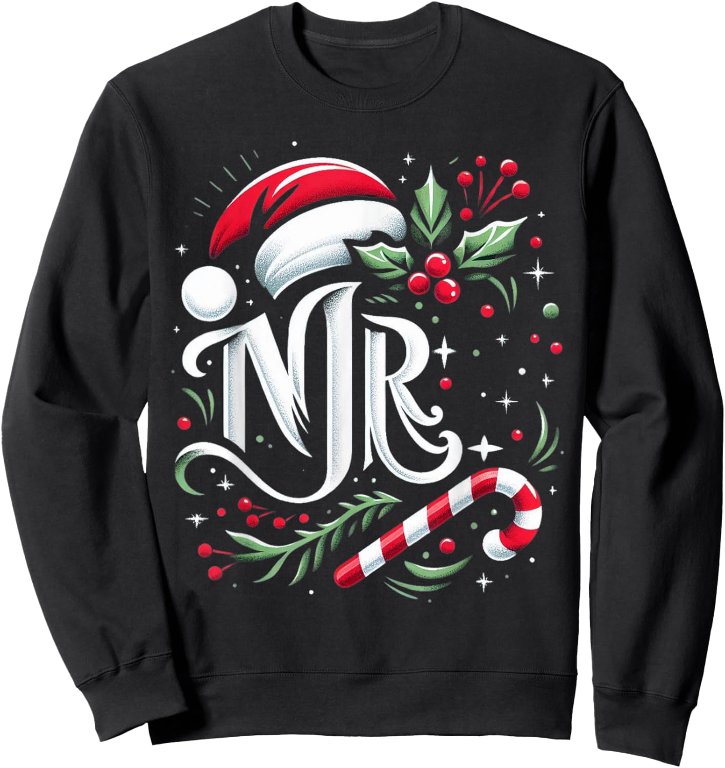 Mr And Mrs Santa Couples Matching Christmas Husband Wife Sweatshirt - Sweatshirt | Black
