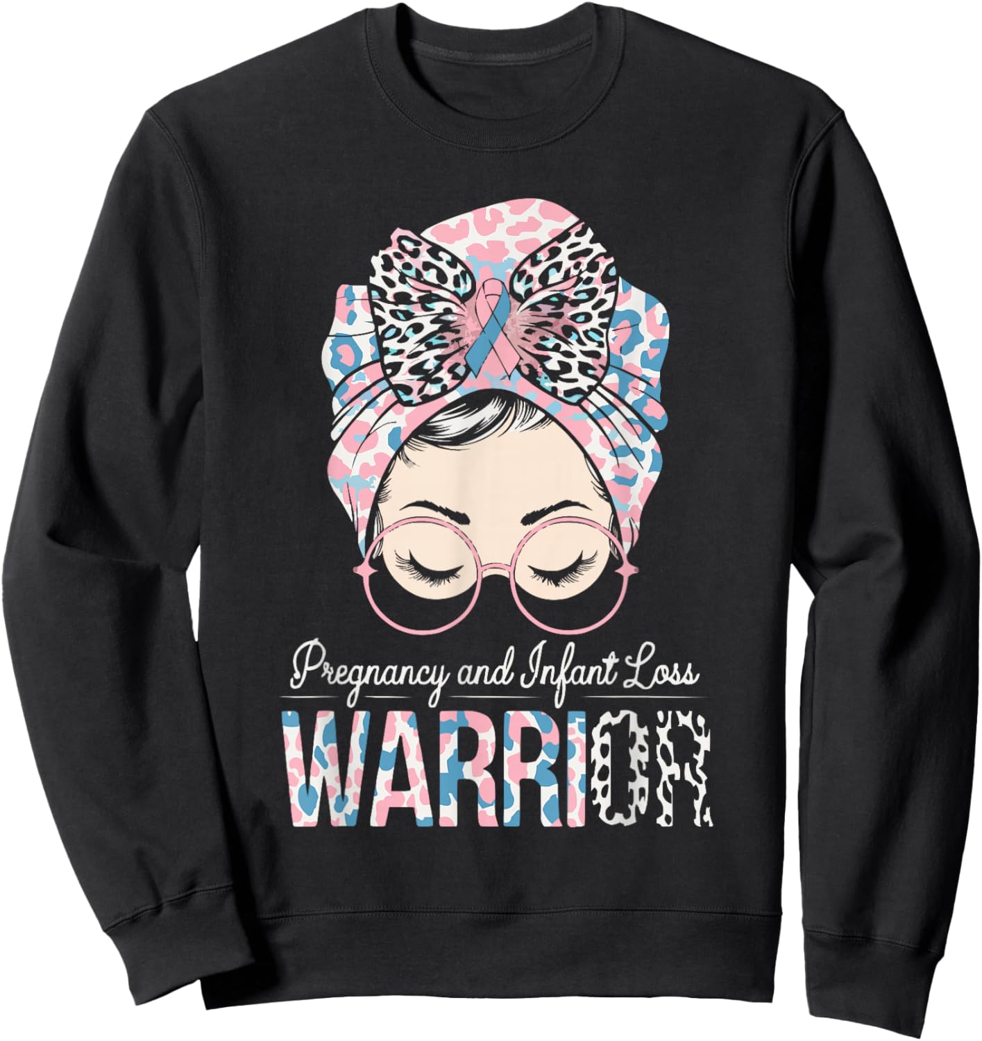 Pregnancy And Infant Loss Awareness Miscarriage Sweatshirt - Sweatshirt | Black