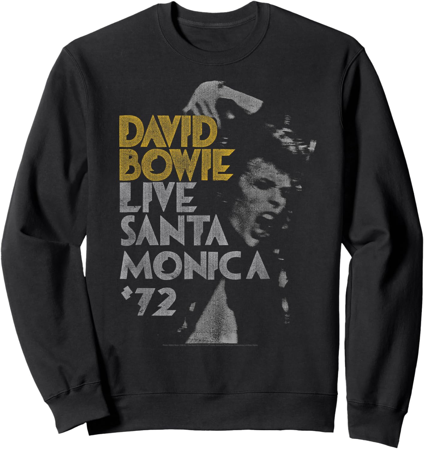 David Bowie - Live Santa Monica '72 Sweatshirt - Sweatshirt | Black