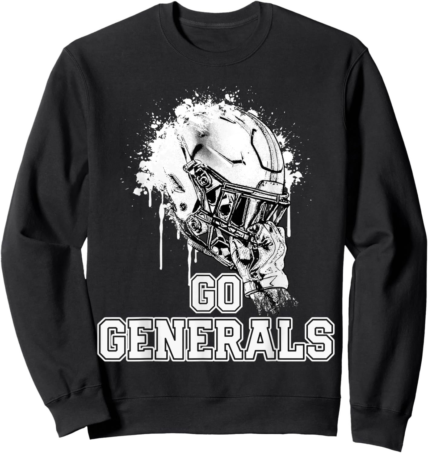 Clarksville Generals Rising Helmet GO! Sweatshirt - Sweatshirt | Black