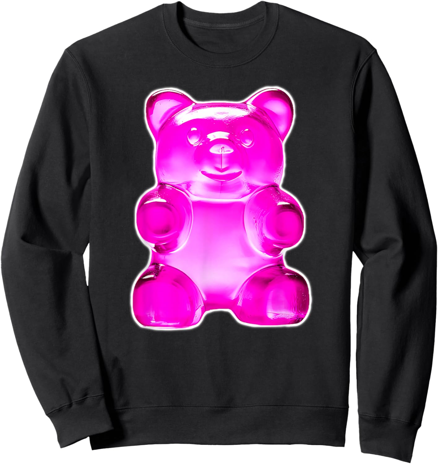 Pink Gummy Bear Candy Sweatshirt - Sweatshirt | Black
