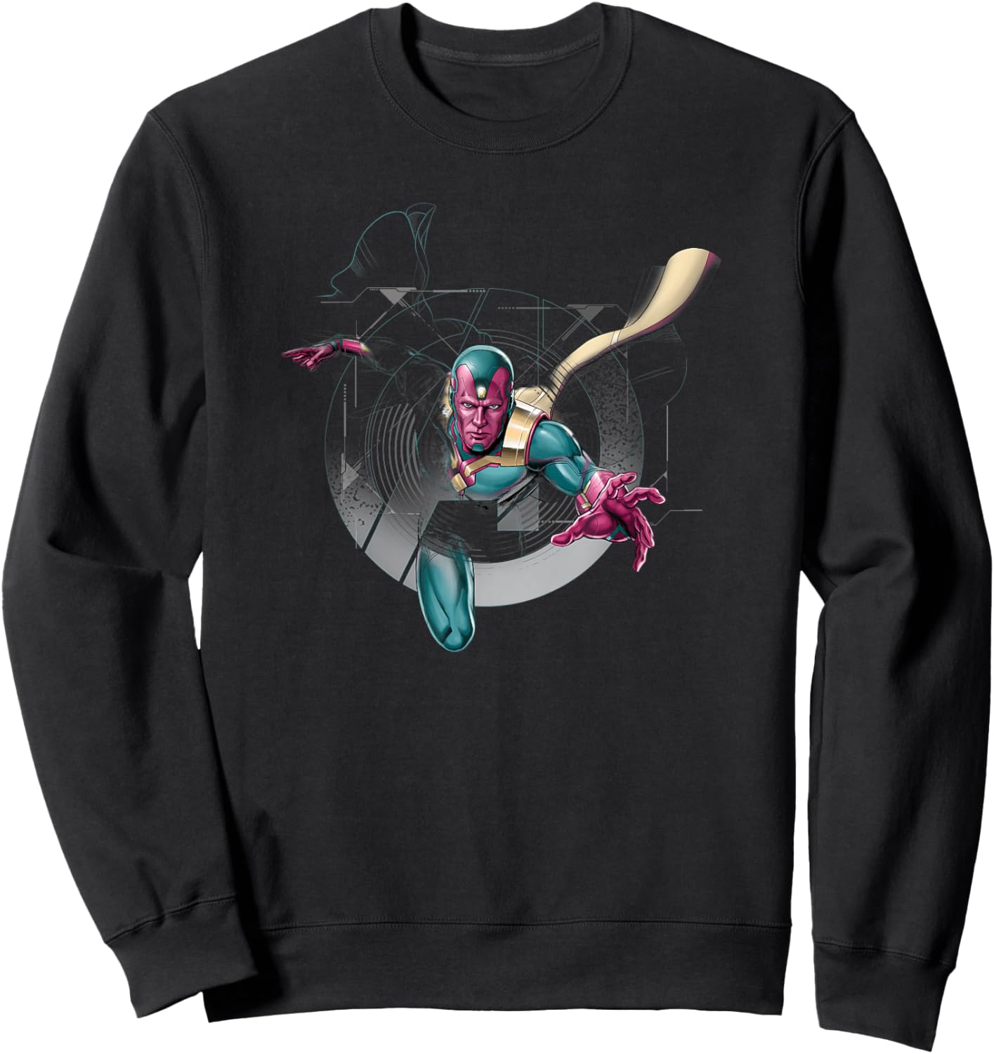 Marvel Avengers Vision Flight Sweatshirt - Sweatshirt | Black
