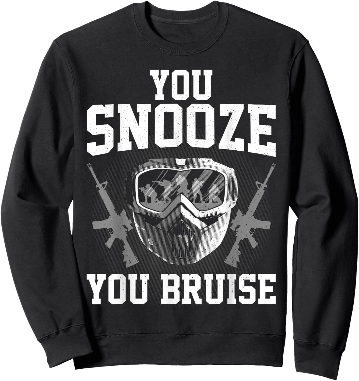 Funny Airsoft Art Women Airsoft Player Airsoft Gear Sweatshirt - Sweatshirt | Black