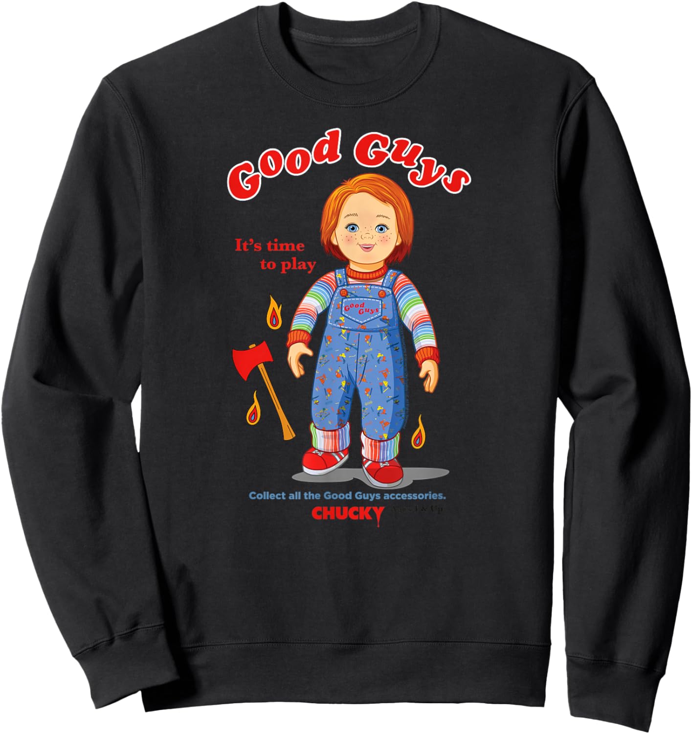 Chucky Collect All The Good Guys Accessories Sweatshirt - Sweatshirt | Black