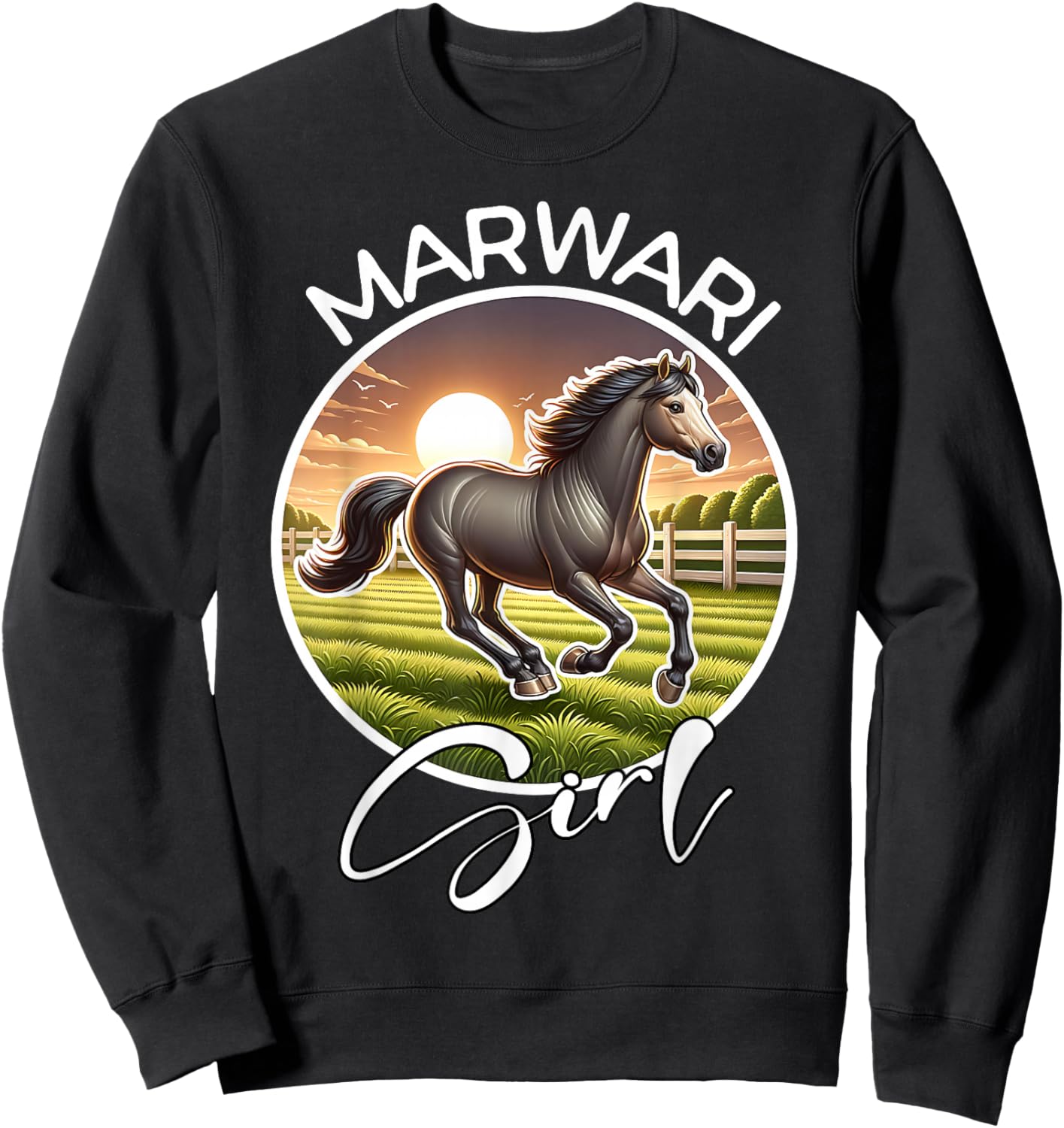 Marwari Girl Marwari Sweatshirt - Sweatshirt | Black