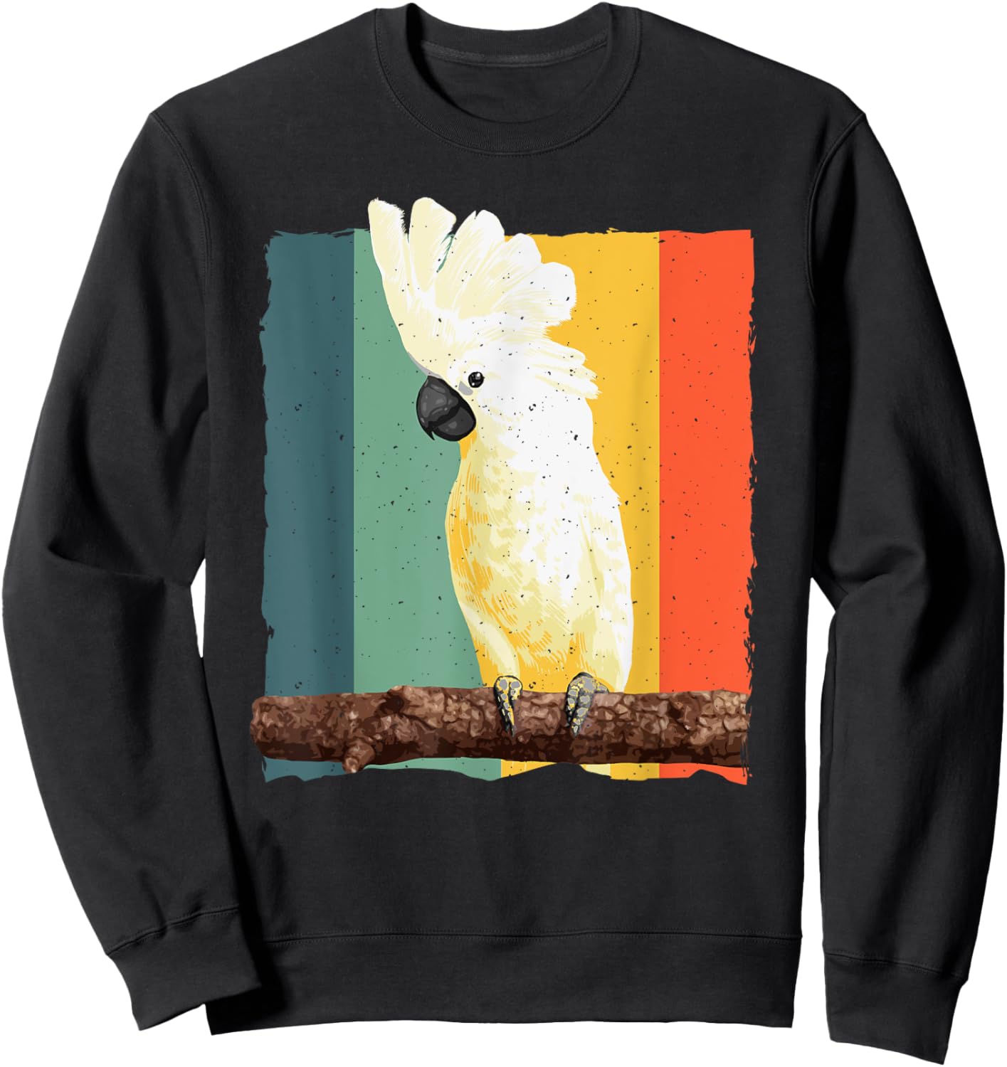 Cool Cockatoo Art Women Parrot Lover Goffin Cockatoo Sweatshirt - Sweatshirt | Black