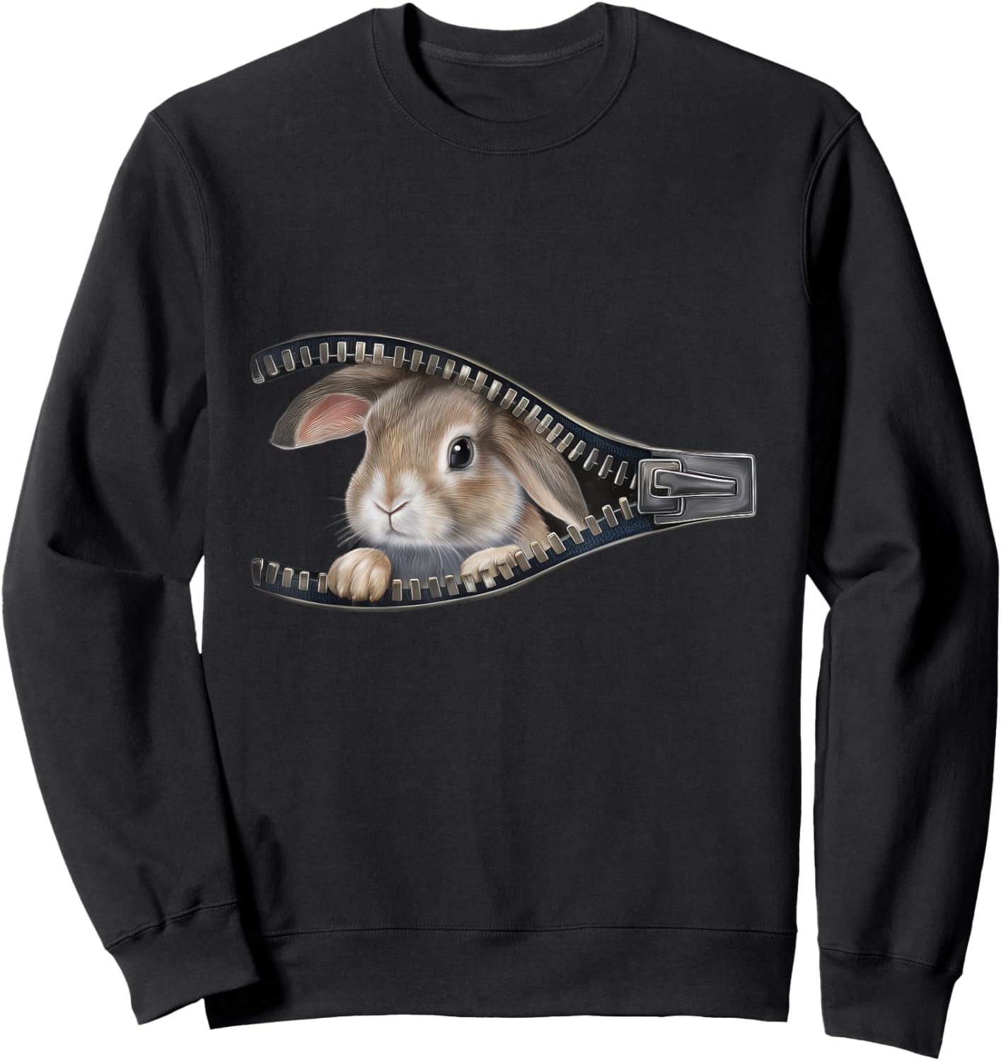 Rabbit Sweatshirt - Sweatshirt | Black