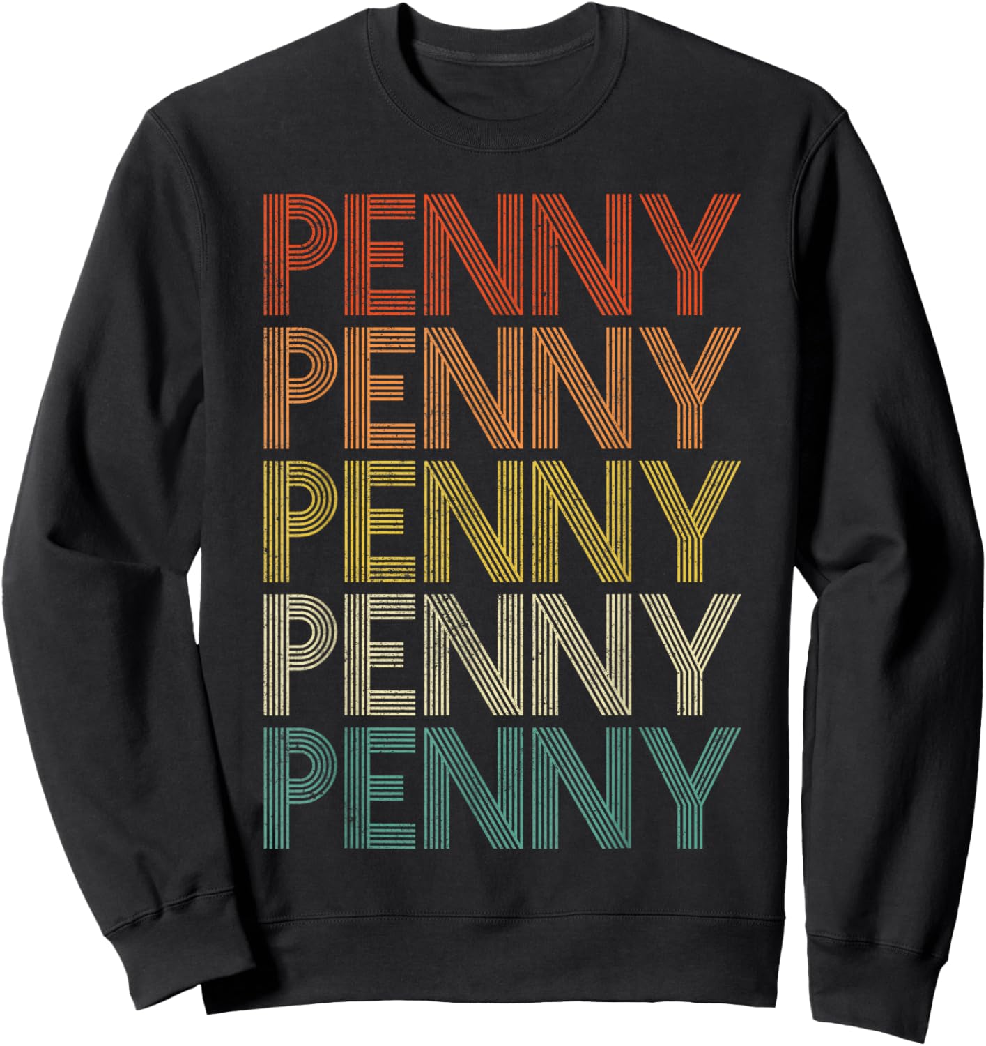Penny Vintage Retro Sweatshirt - Sweatshirt | Black