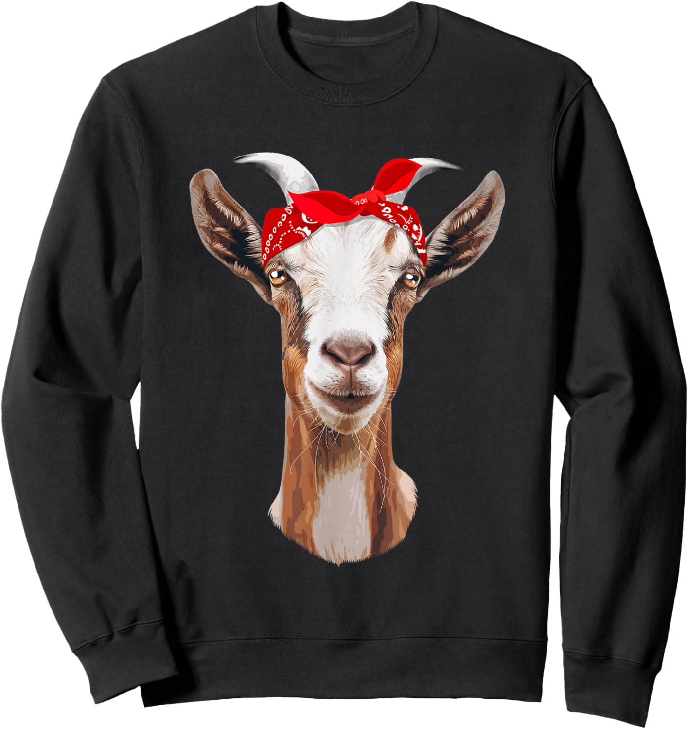 Cool Goat Design Girls Livestock Pygmy Goat Lover Sweatshirt - Sweatshirt | Black