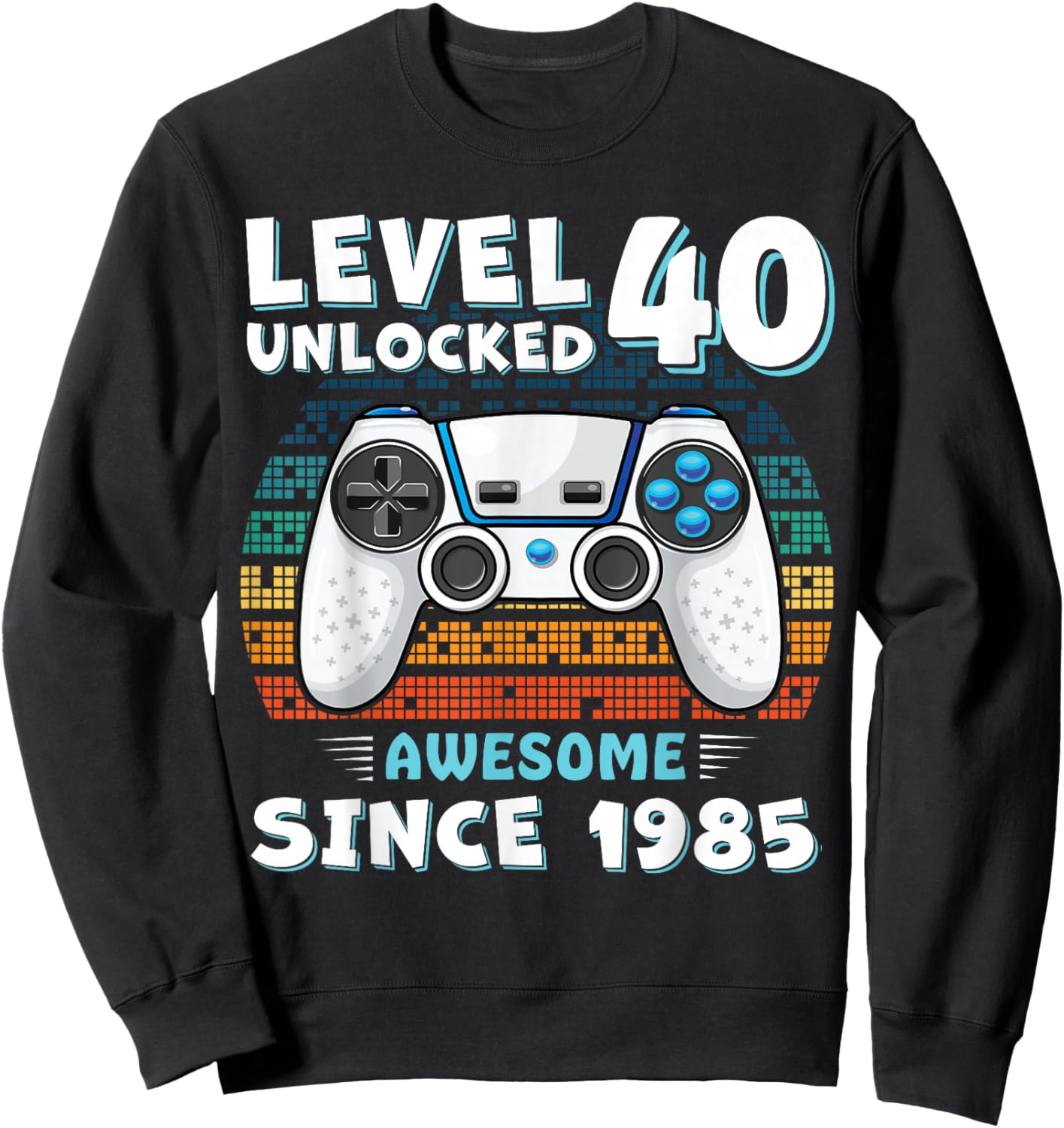 40 Year Birthday Decorations Men Gag 40yr 1985 40th Birthday Sweatshirt - Sweatshirt | Black