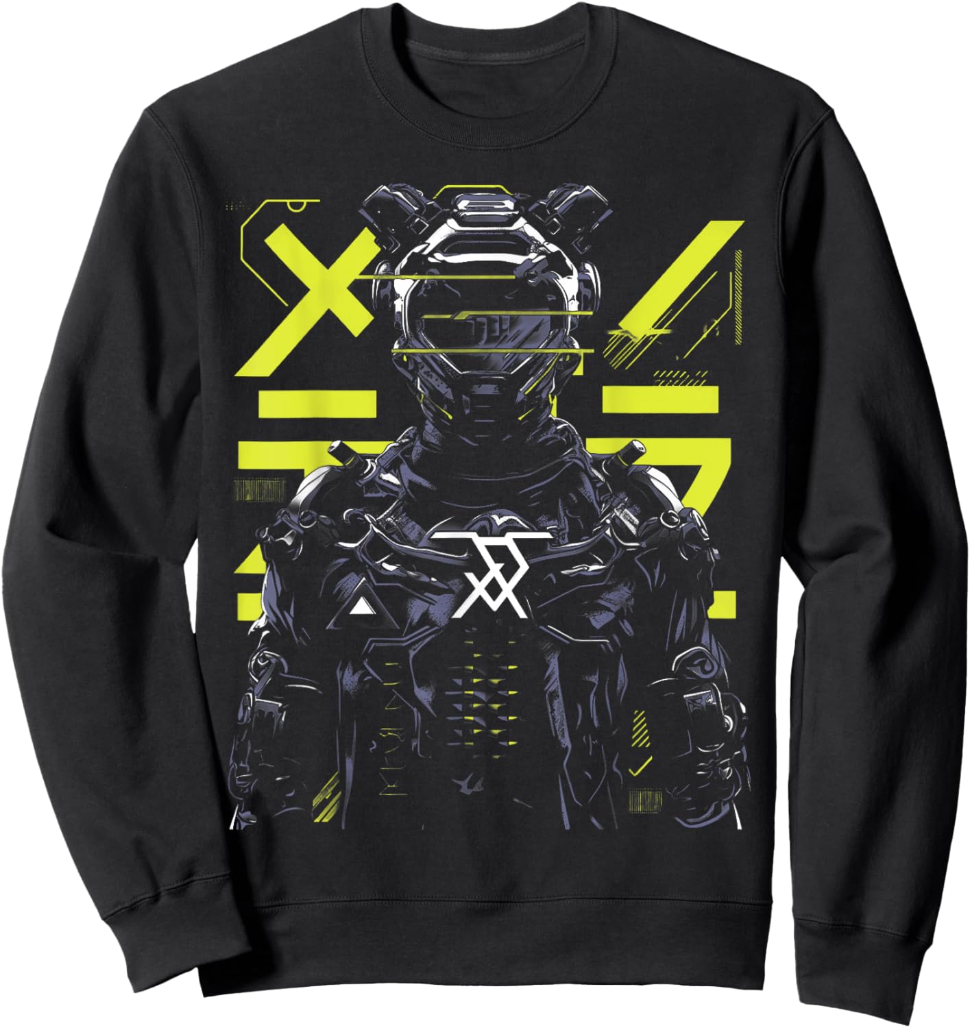 Futuristic Techwear Japanese Cyberpunk Harajuku Anime Manga Sweatshirt - Sweatshirt | Black